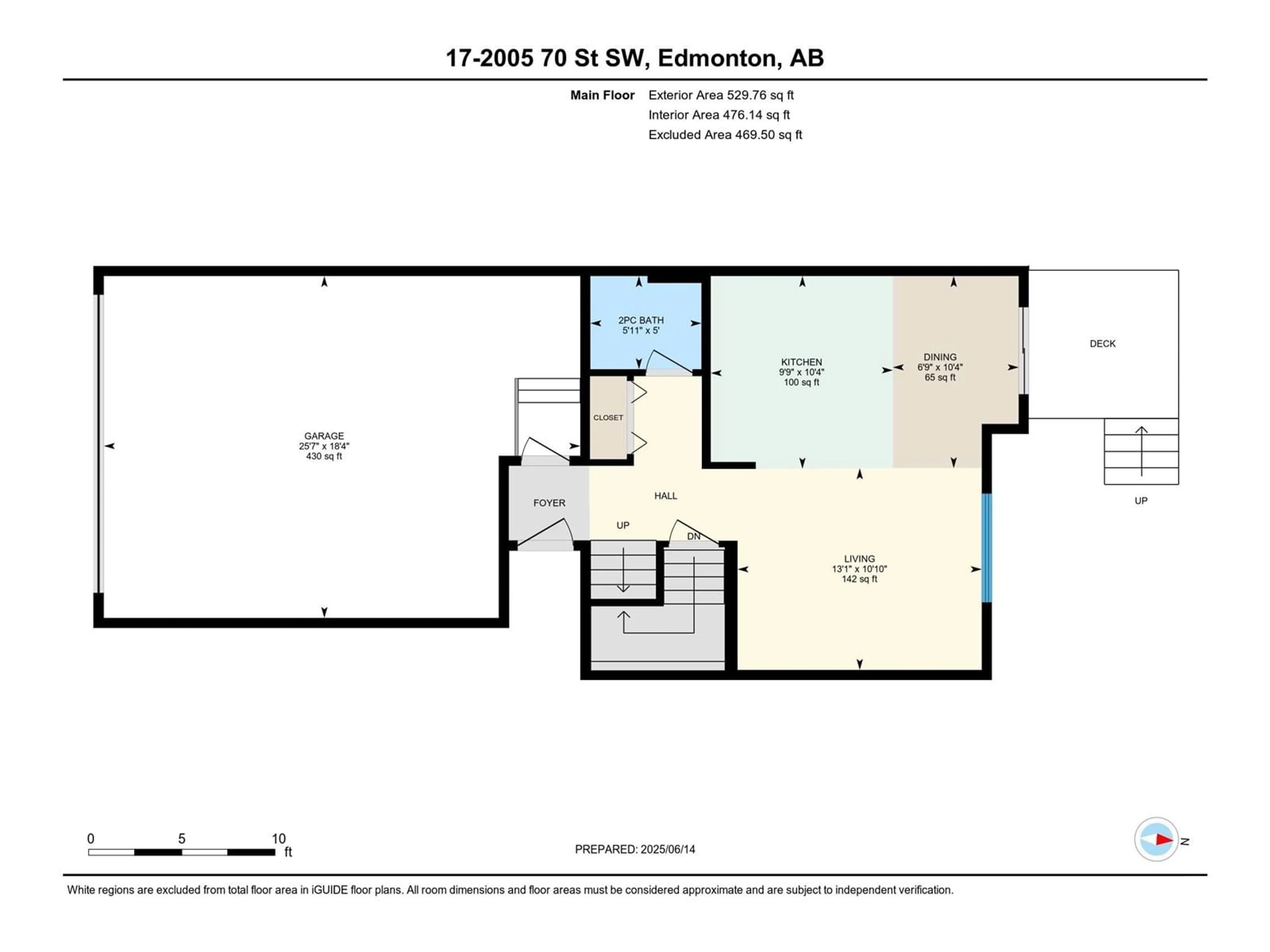 Floor plan for #17 - 2005 70 ST, Edmonton Alberta T6X0T9