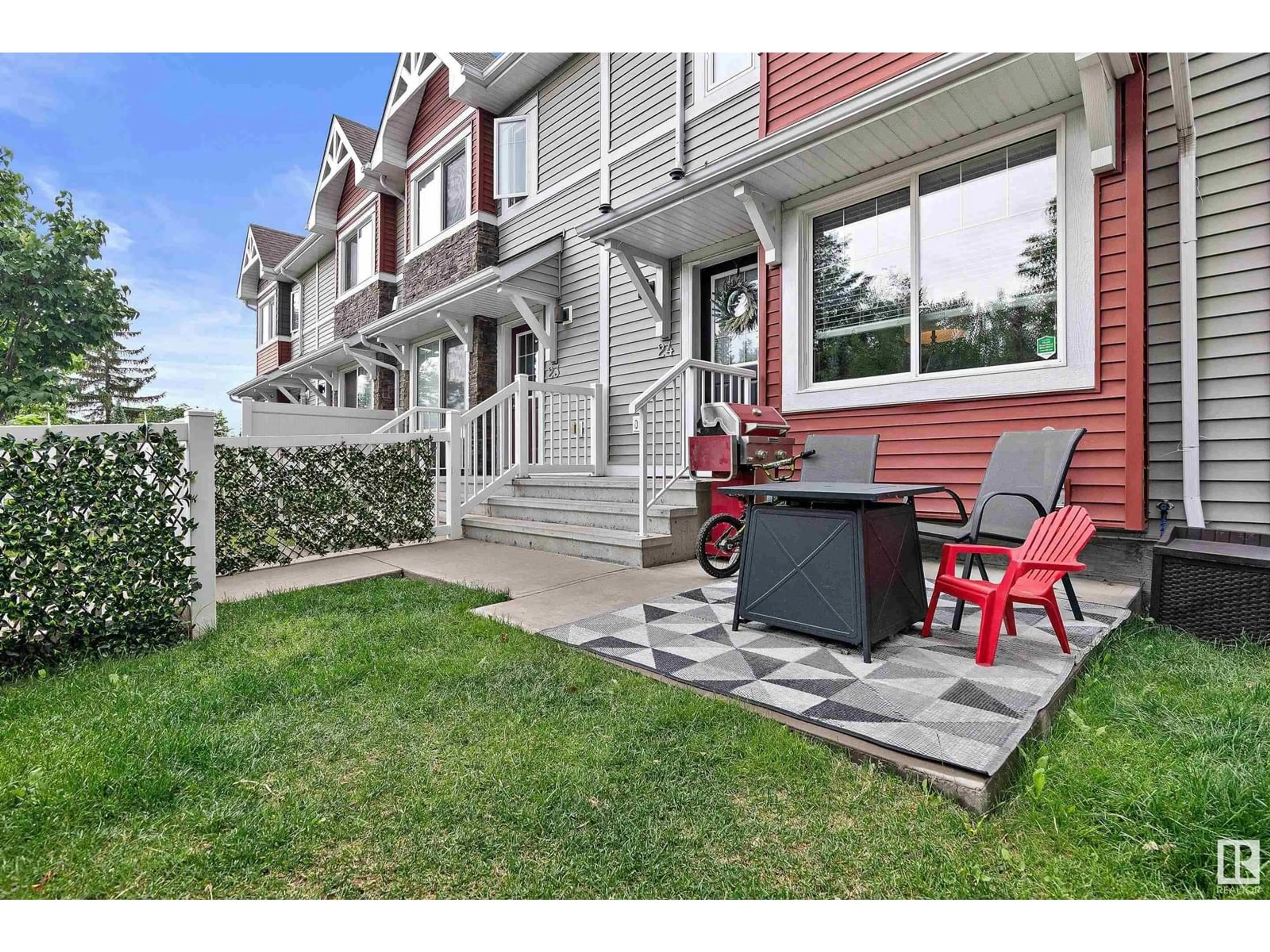 Patio, street for 24 CLAREVIEW RD, Edmonton Alberta T5A0Z6