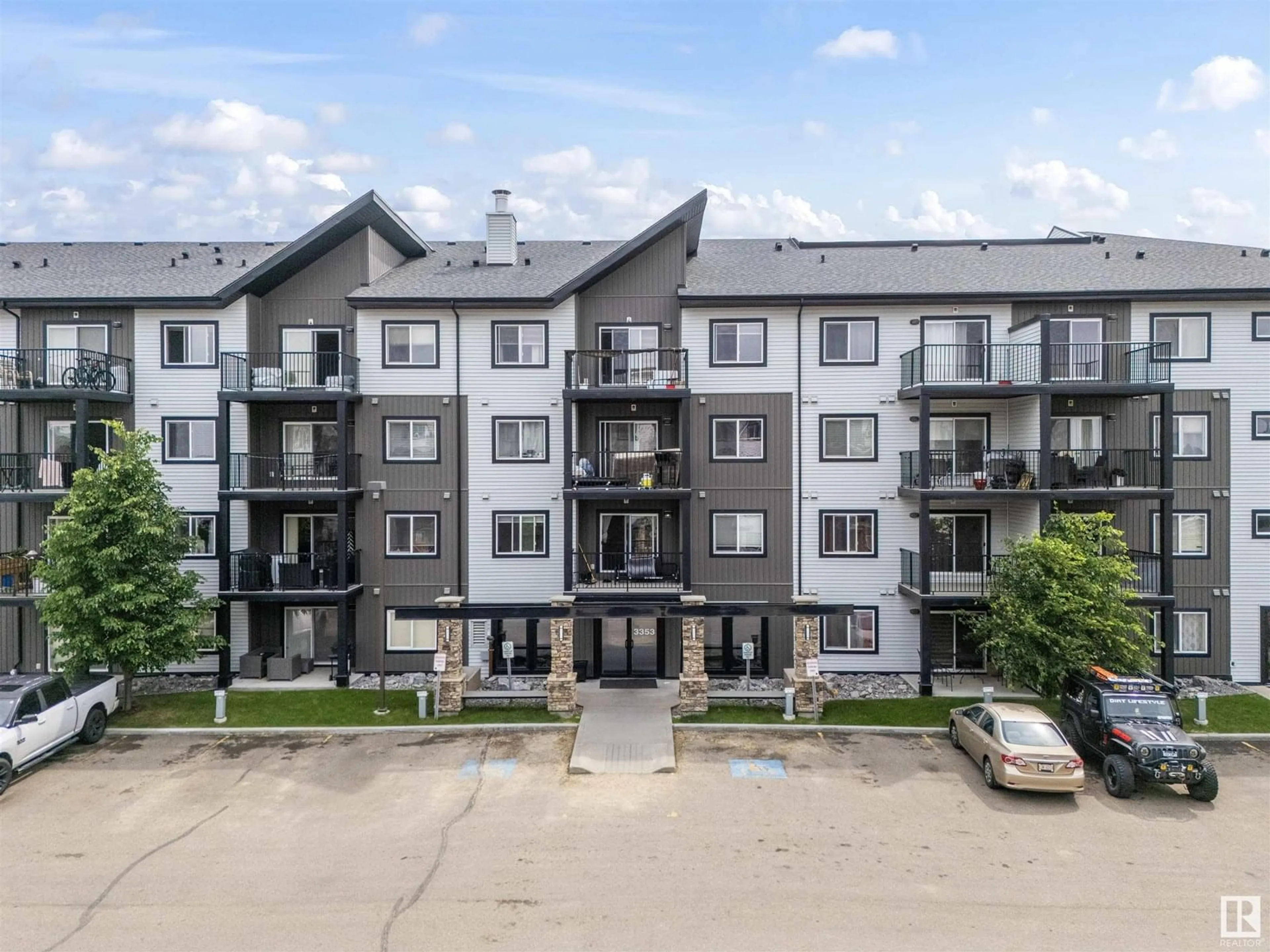 A pic from outside/outdoor area/front of a property/back of a property/a pic from drone, unknown for #206 - 3353 16A AV, Edmonton Alberta T6T0V4