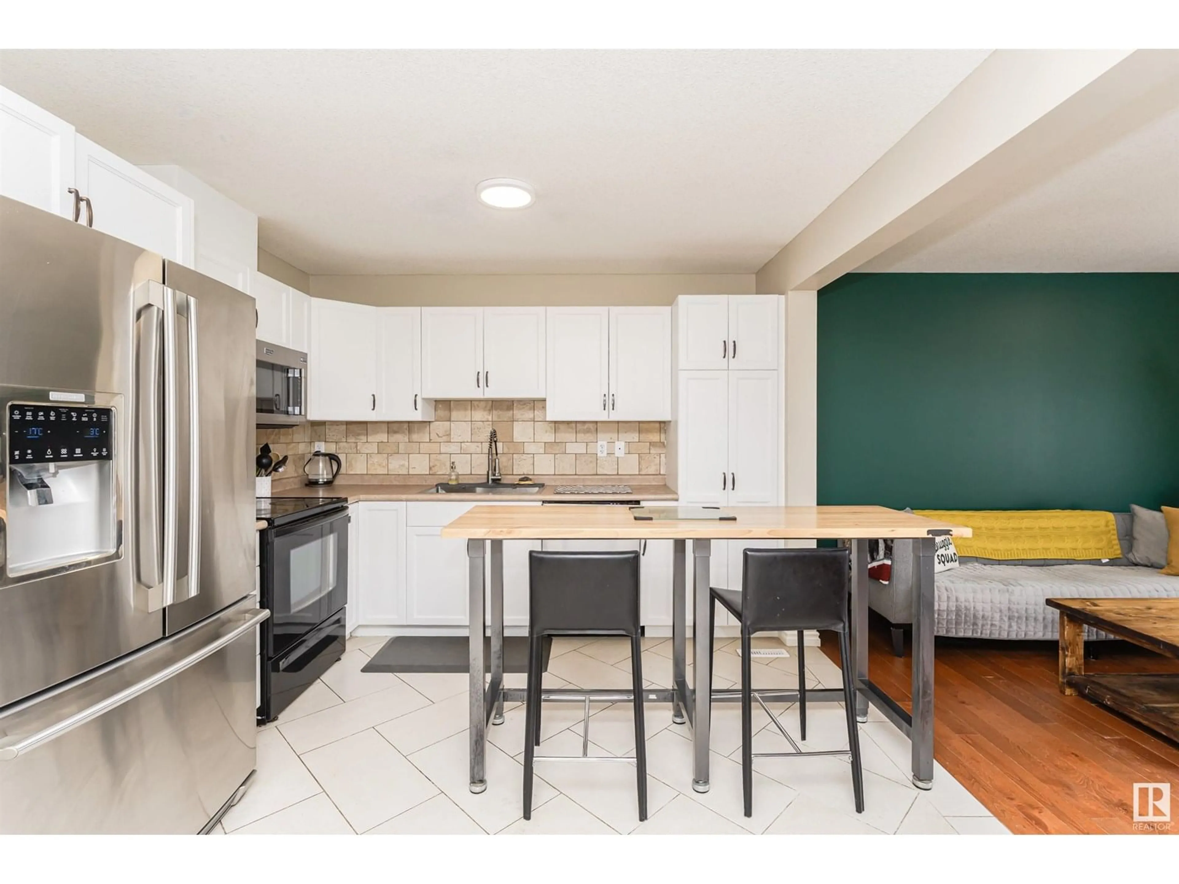 Open concept kitchen, unknown for #31 - 2816 34 AV, Edmonton Alberta T6T2B4