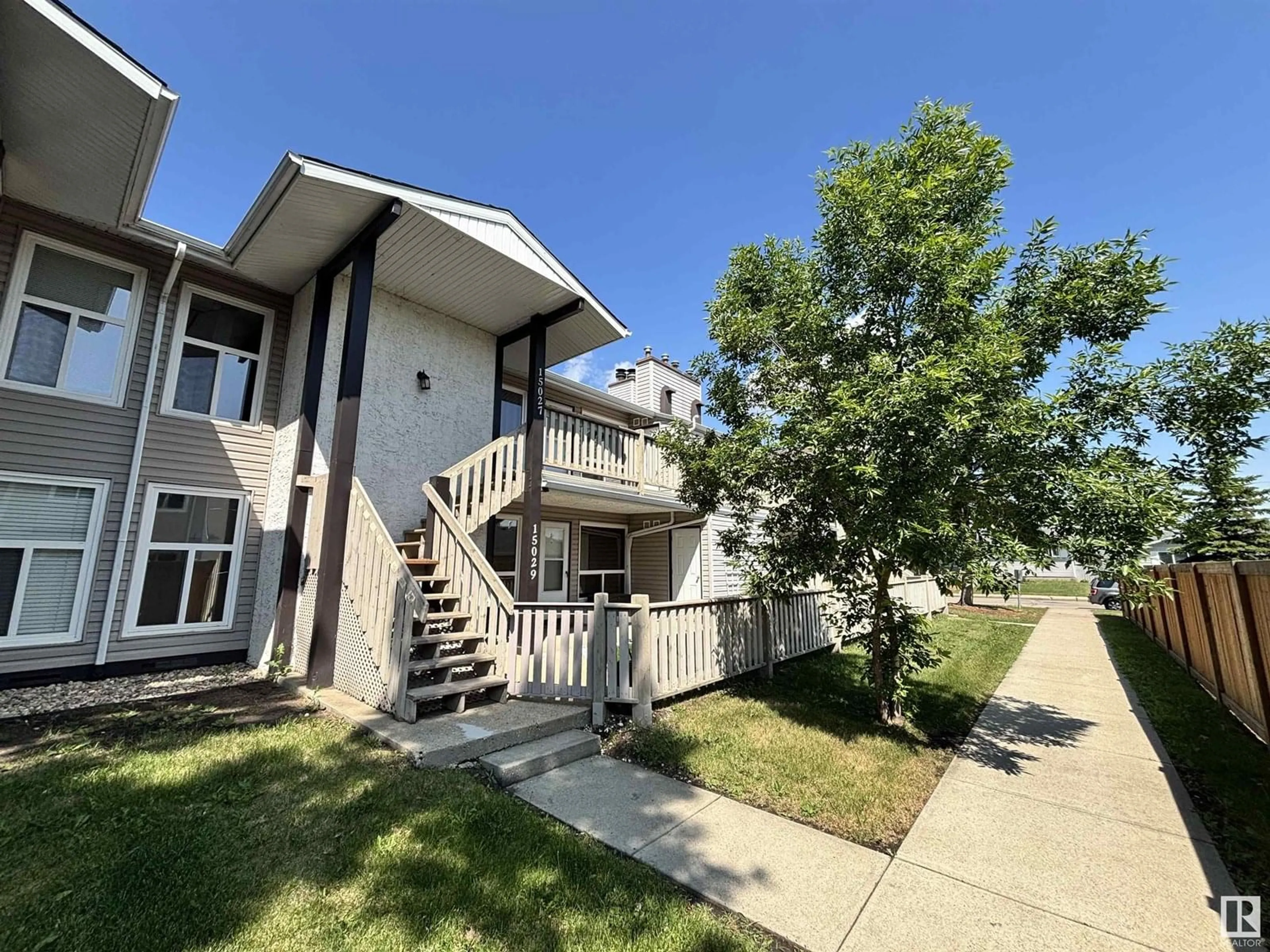 A pic from outside/outdoor area/front of a property/back of a property/a pic from drone, street for 15027 26 ST, Edmonton Alberta T5Y2G6