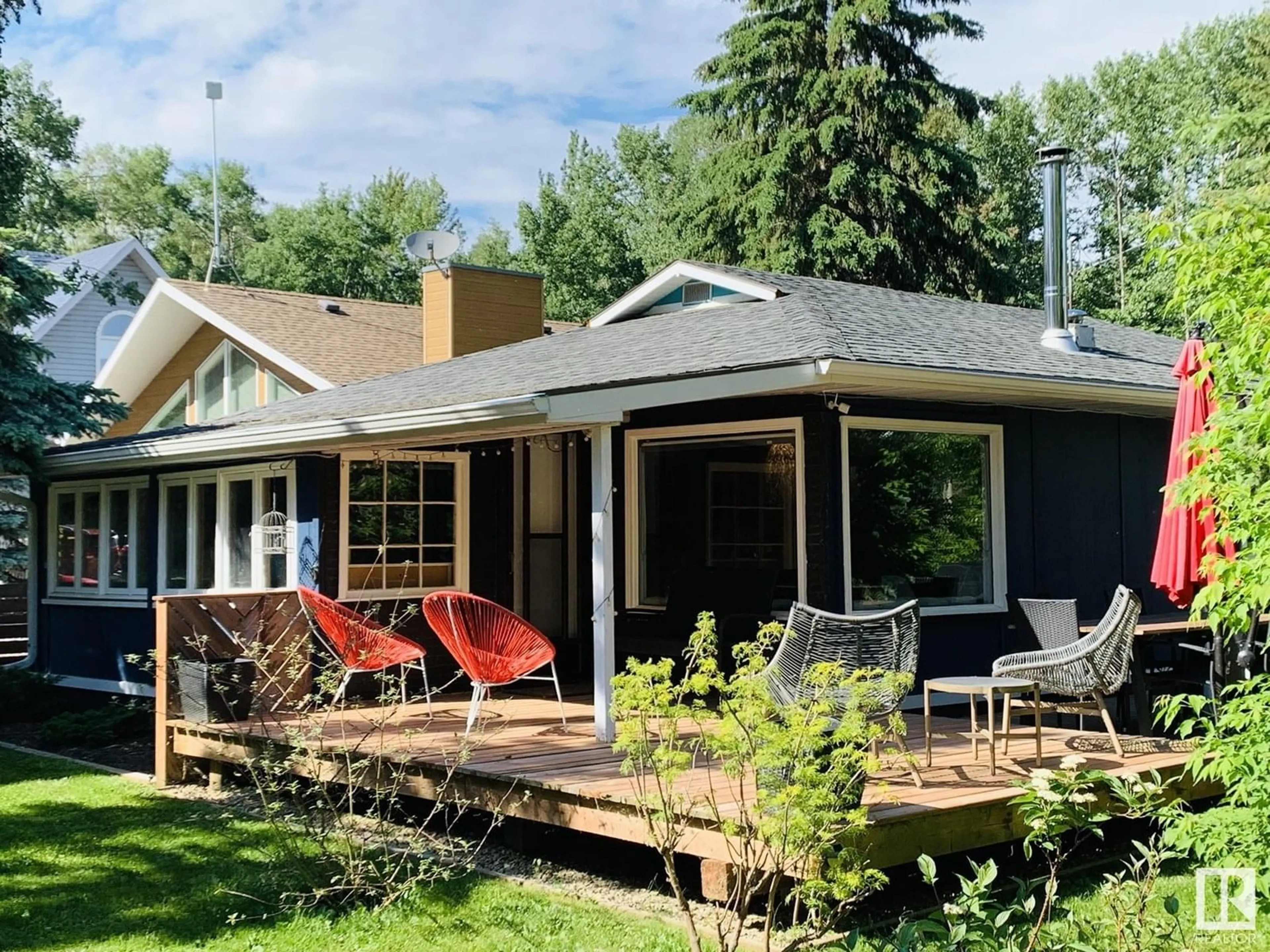 Home with vinyl exterior material, street for B15 BEACH AVENUE, Rural Leduc County Alberta T0C2P0