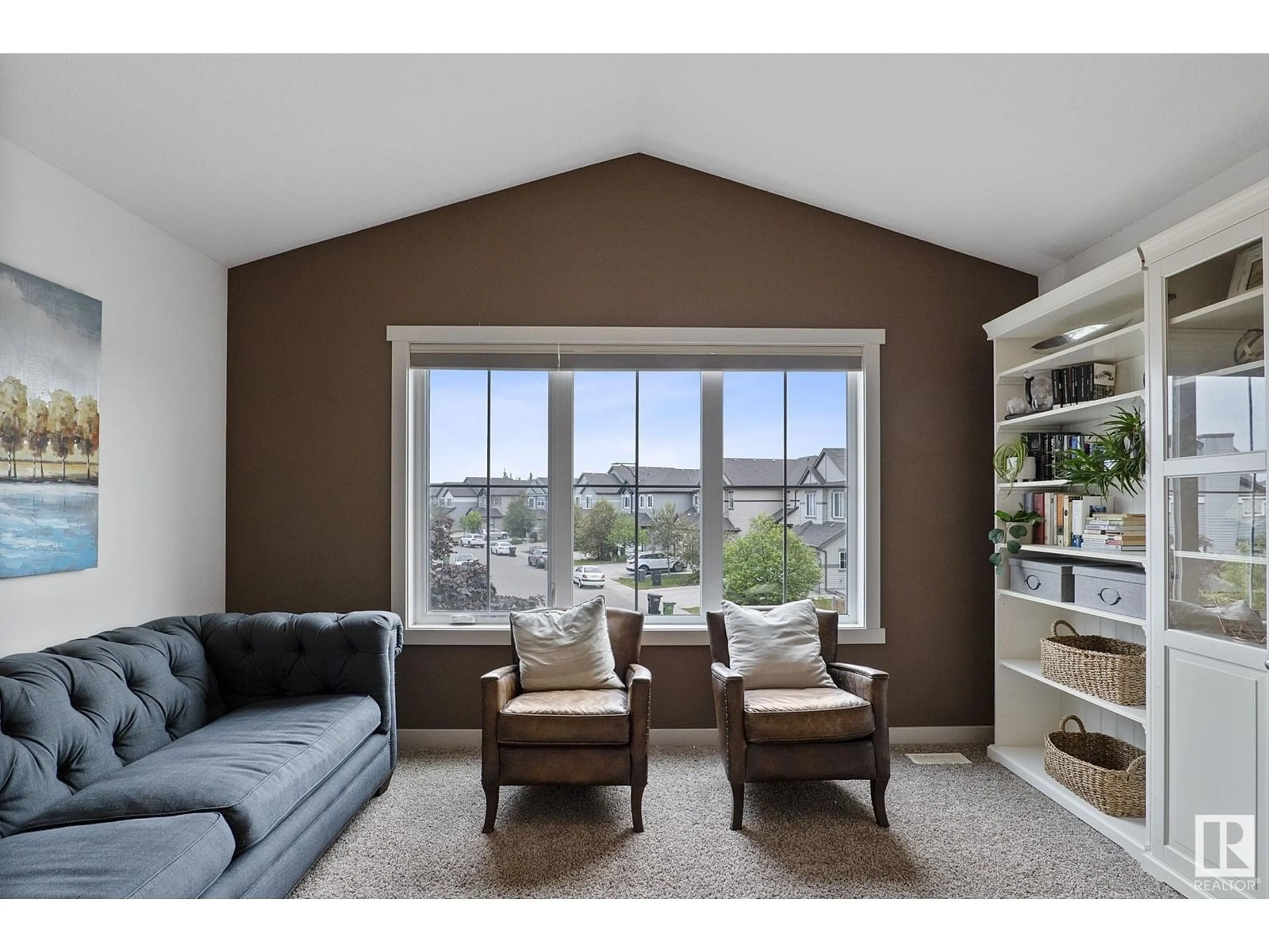 Living room with furniture, unknown for SW - 1308 56 ST, Edmonton Alberta T6W1R4