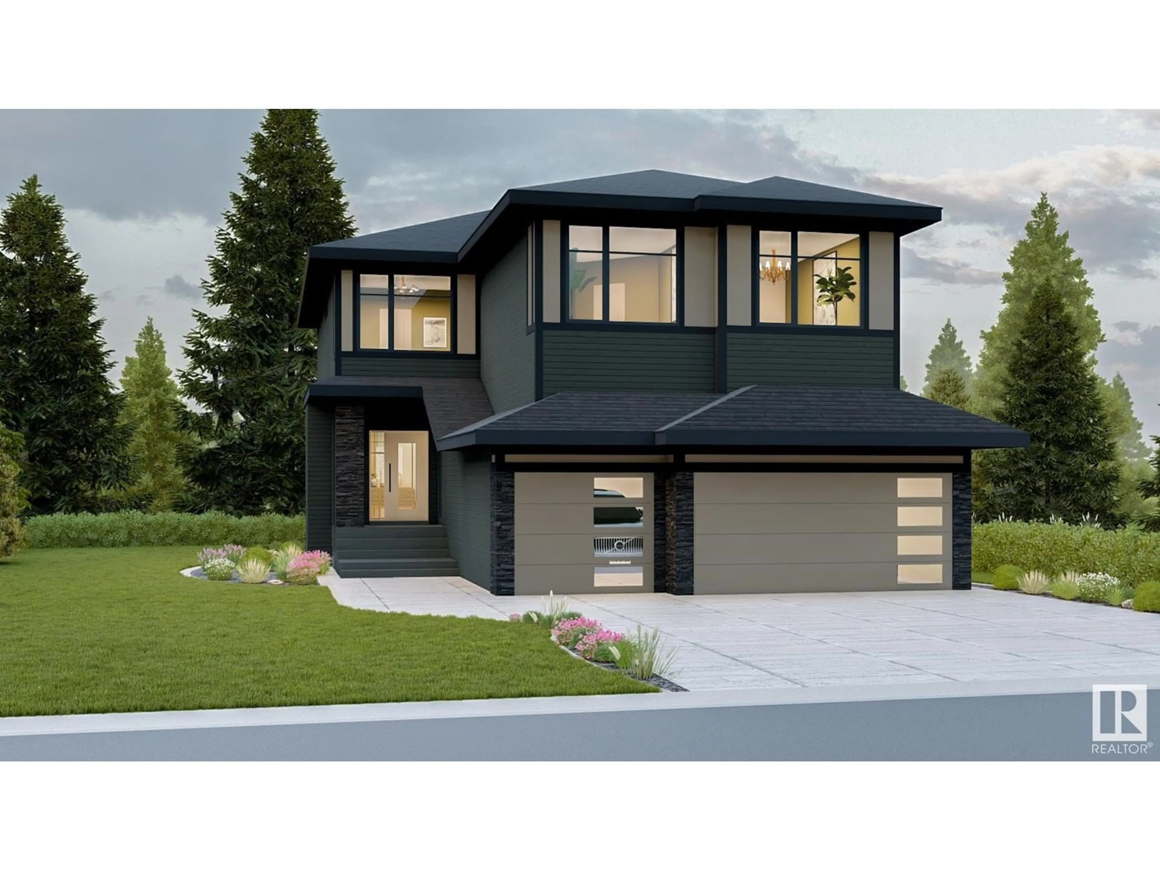 Home with vinyl exterior material, street for 6884 KNOX LOOP SW, Edmonton Alberta T6W4R3