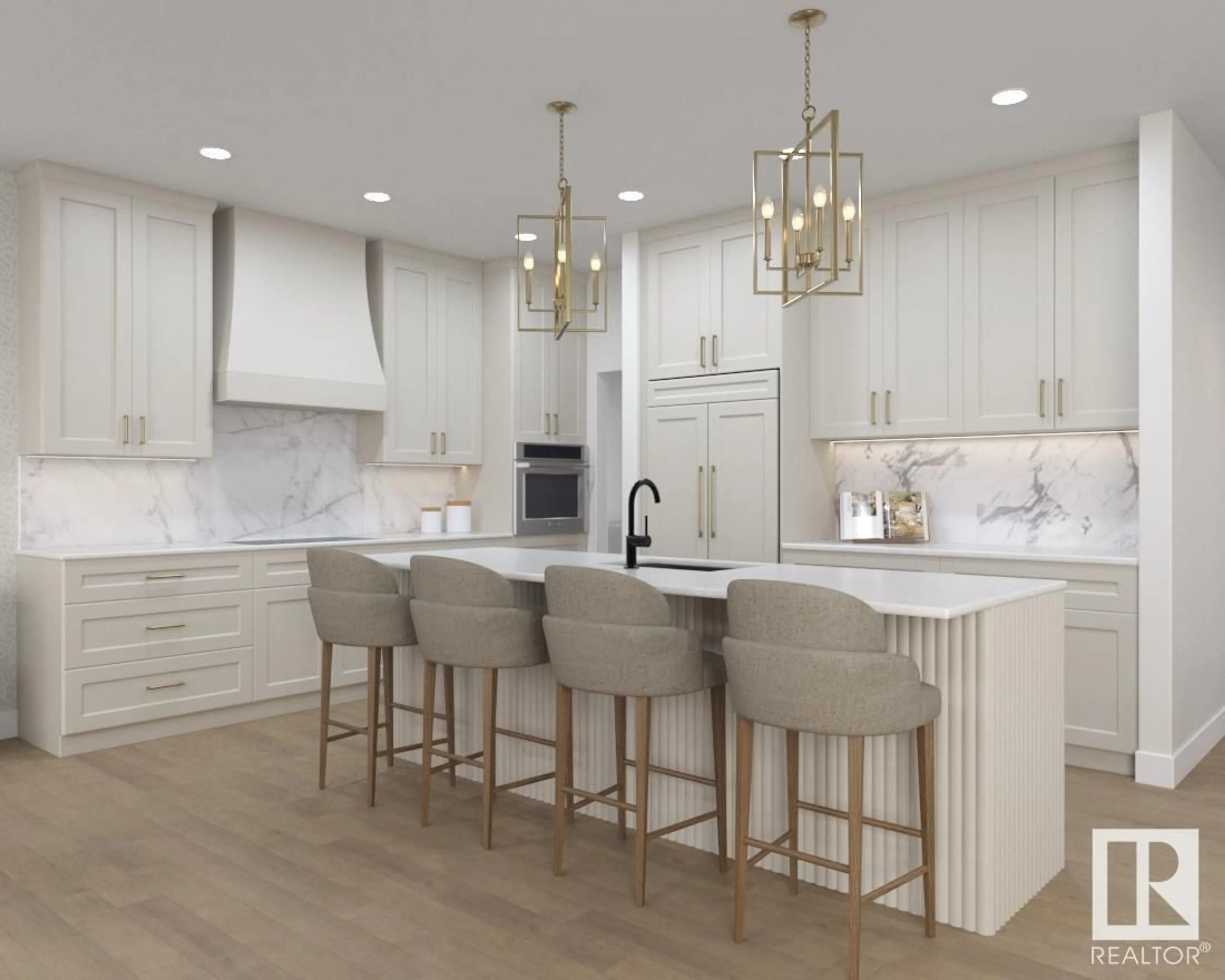 Contemporary kitchen, unknown for 6884 KNOX LOOP SW, Edmonton Alberta T6W4R3