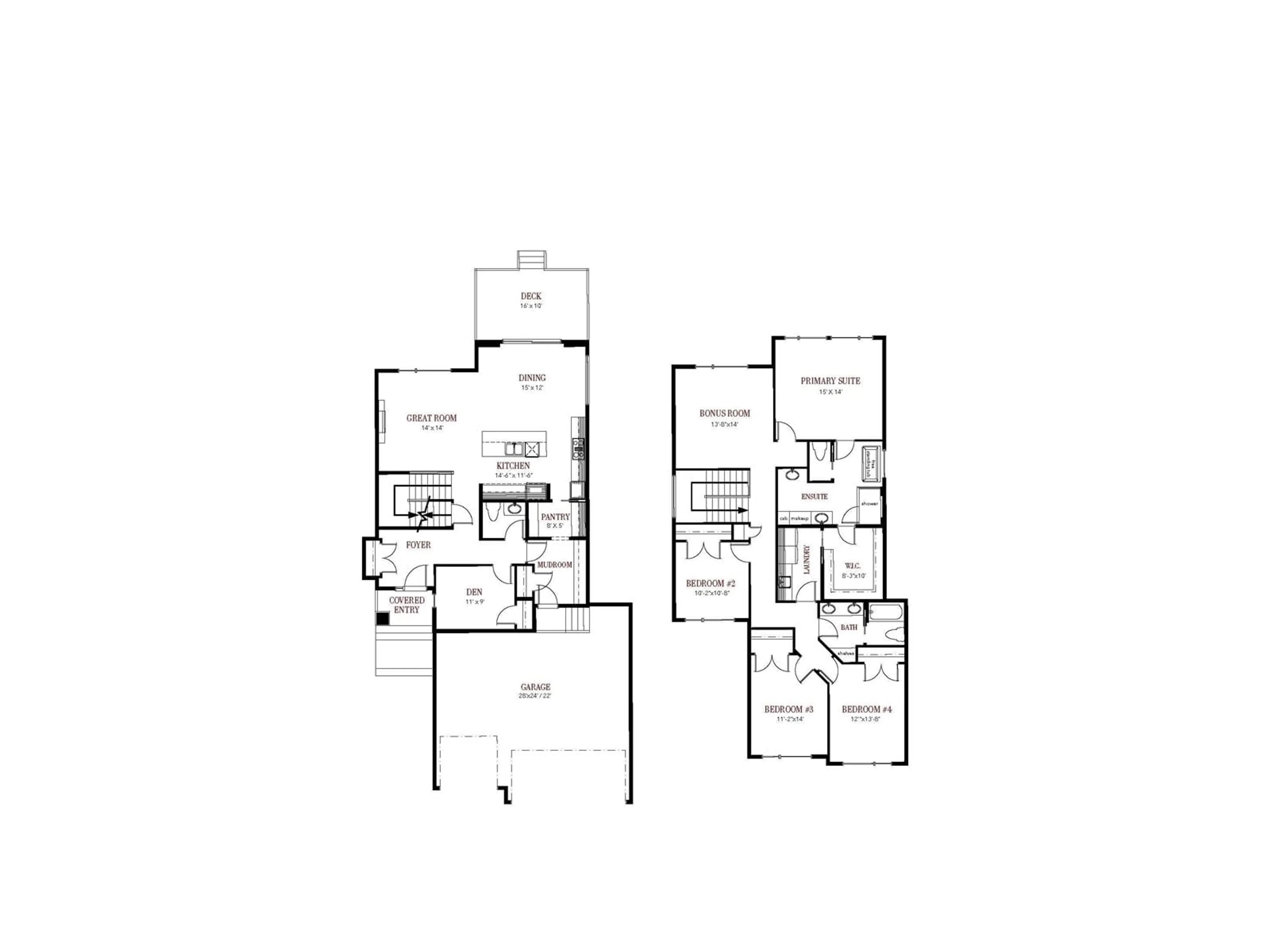 Floor plan for 6884 KNOX LOOP SW, Edmonton Alberta T6W4R3