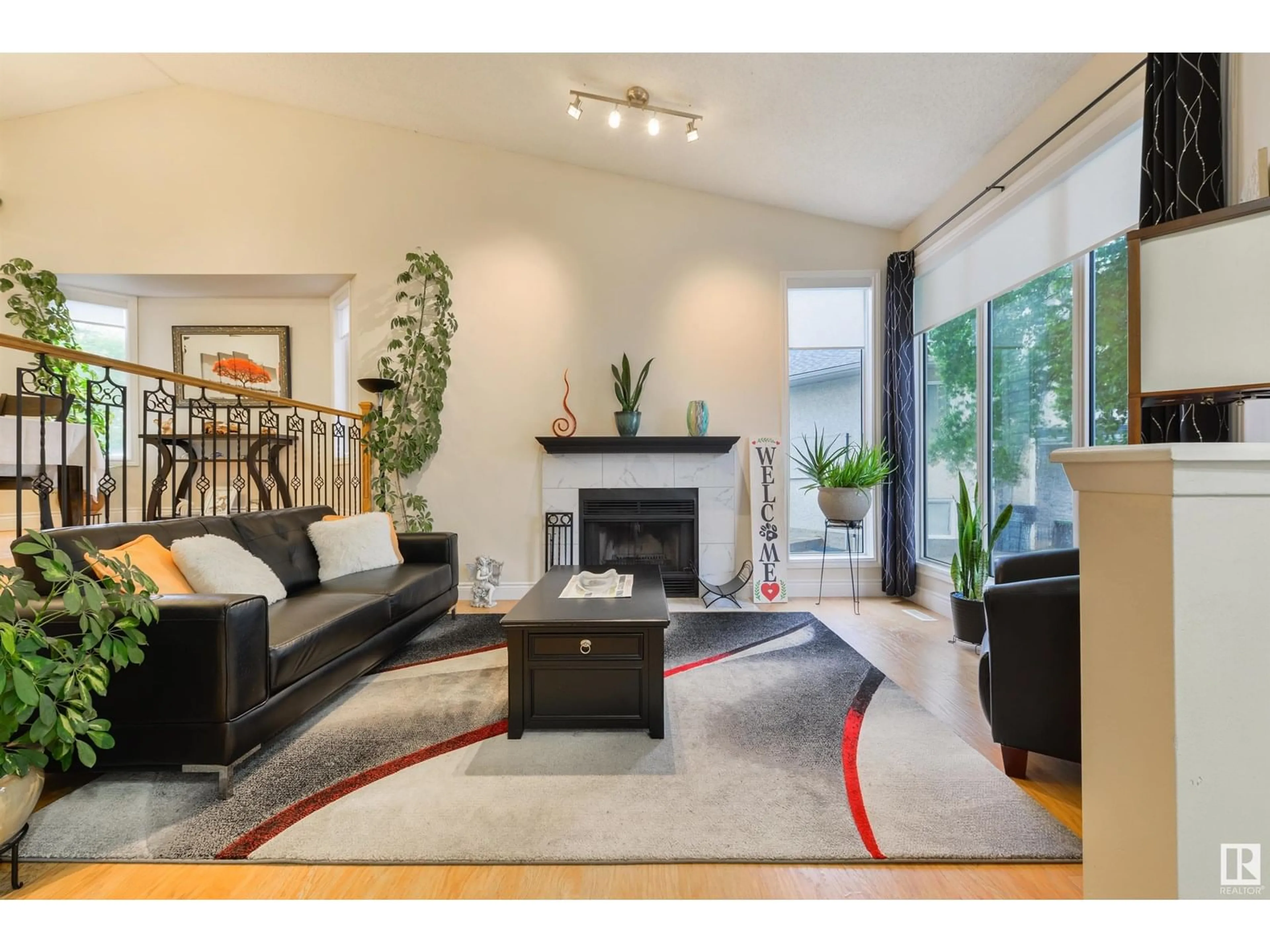 Living room with furniture, unknown for 12804 147 AV, Edmonton Alberta T6V1C5