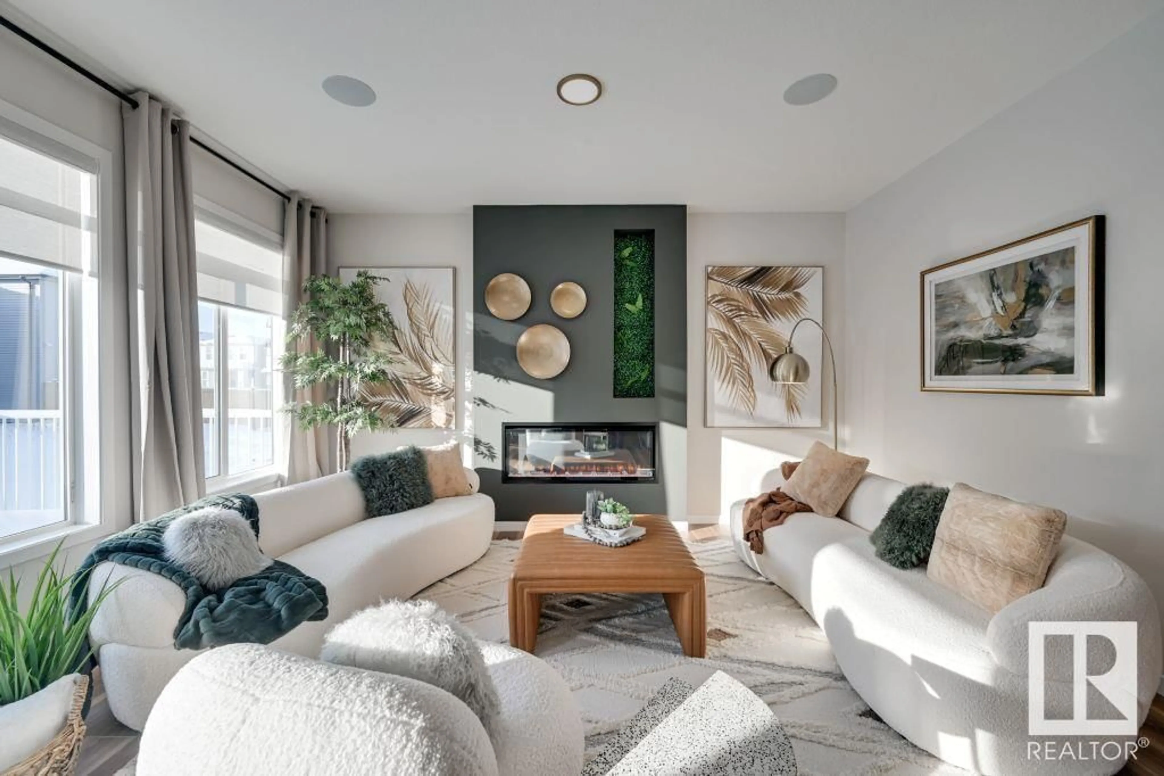 Living room with furniture, unknown for 369 GLENRIDDING RAVINE RD, Edmonton Alberta T6W4E6