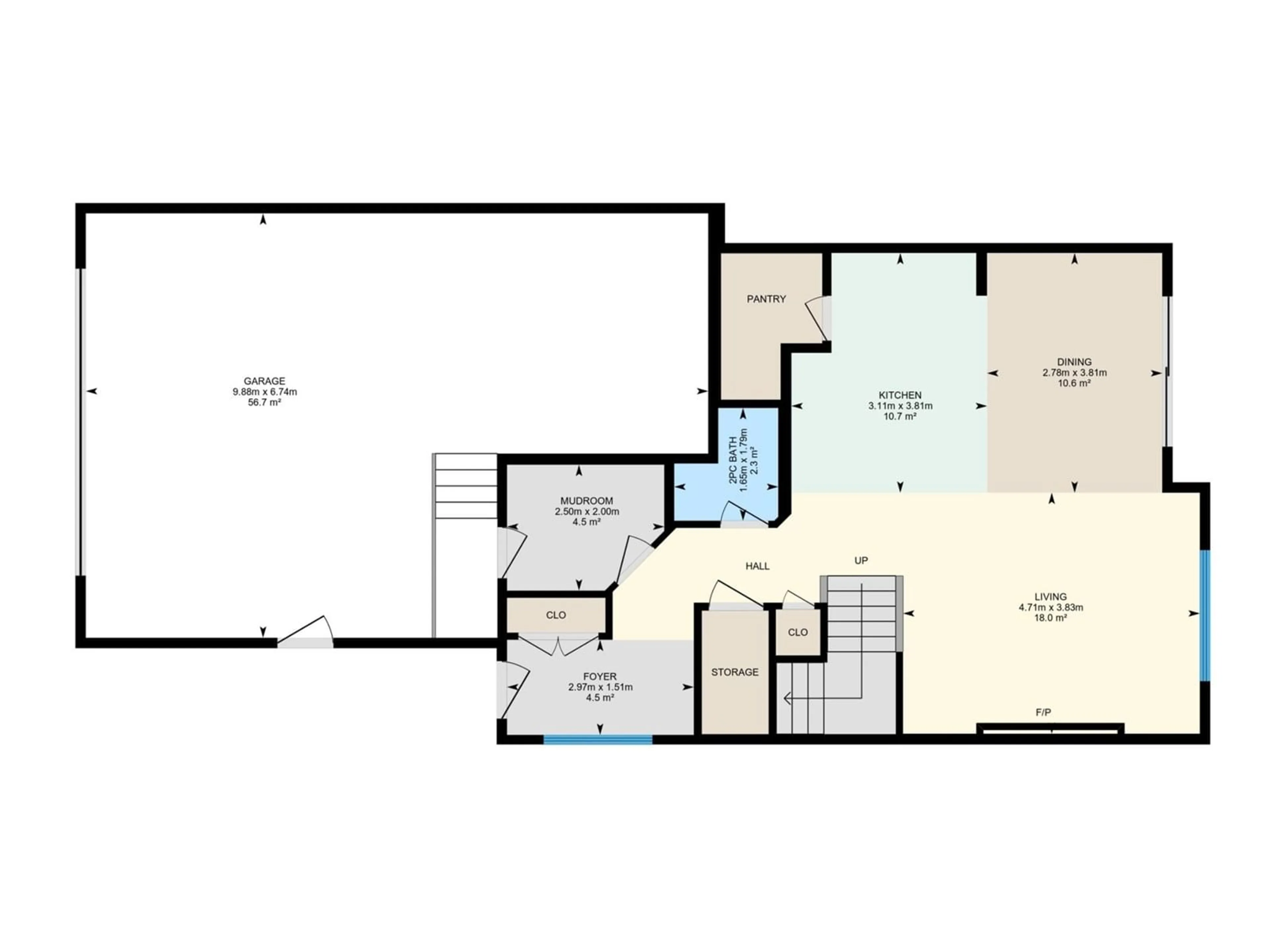 Floor plan for 2115 KOSHAL WY, Edmonton Alberta T6W3R8