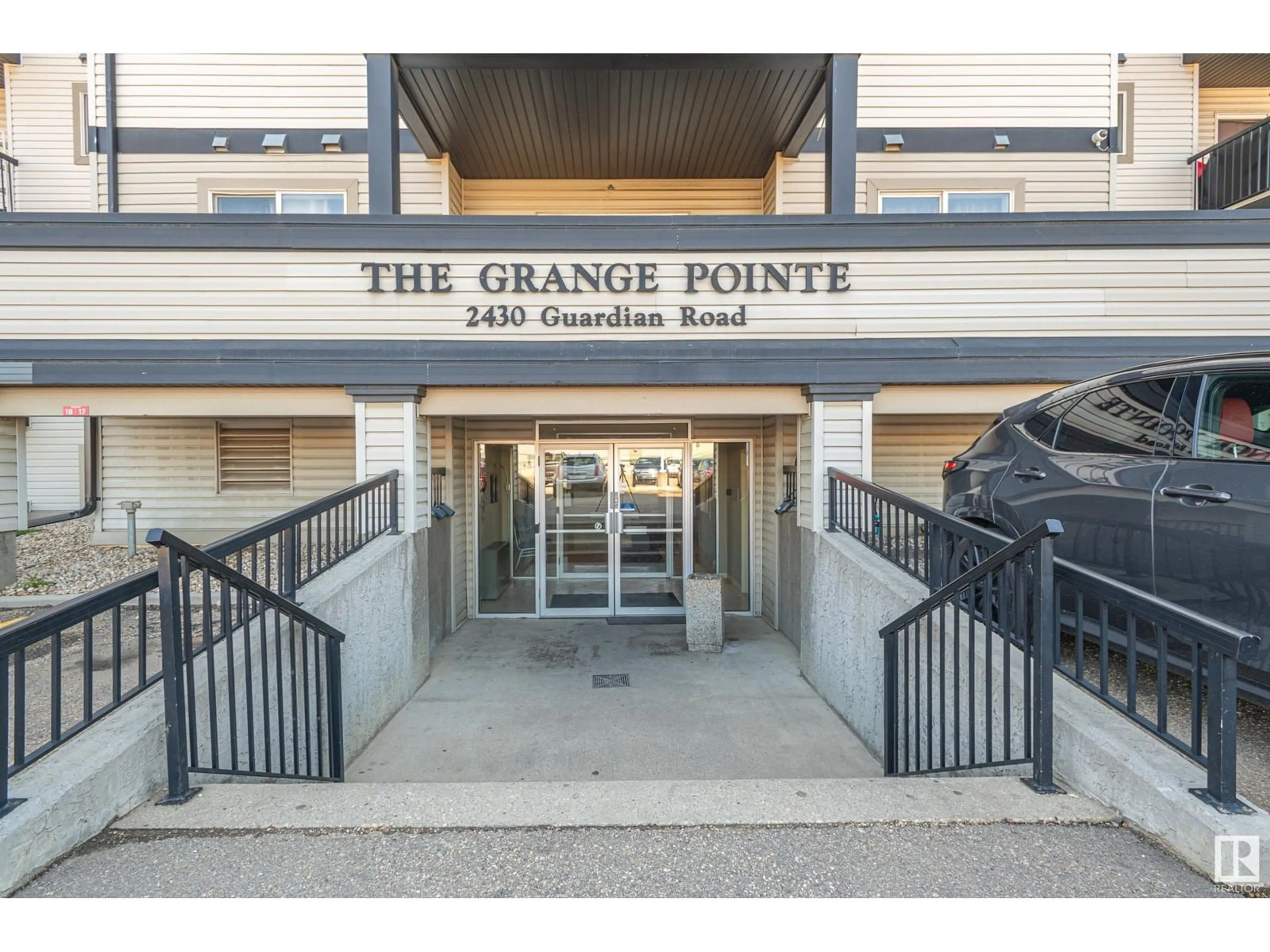 Indoor foyer for #116 - 2430 GUARDIAN RD, Edmonton Alberta T5T2P5