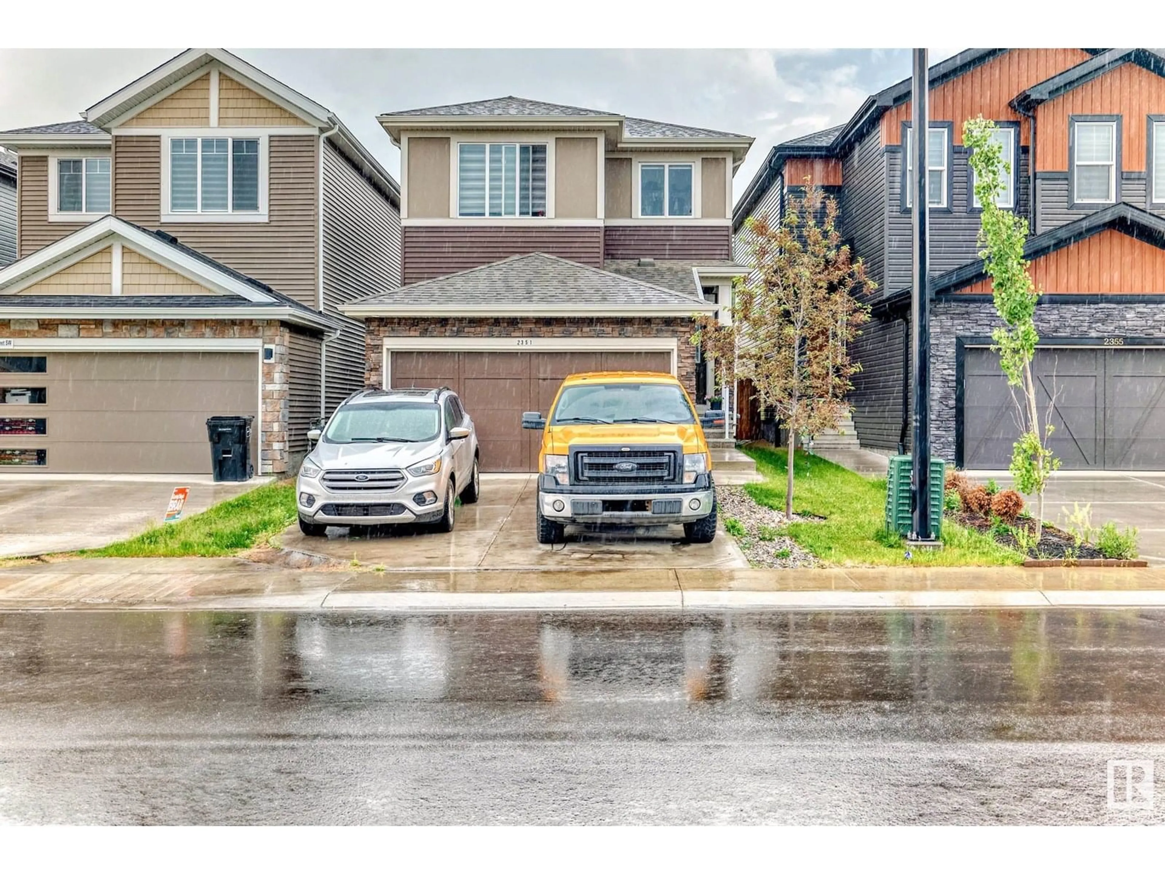 A pic from outside/outdoor area/front of a property/back of a property/a pic from drone, street for SW - 2351 51 ST, Edmonton Alberta T6X3A5
