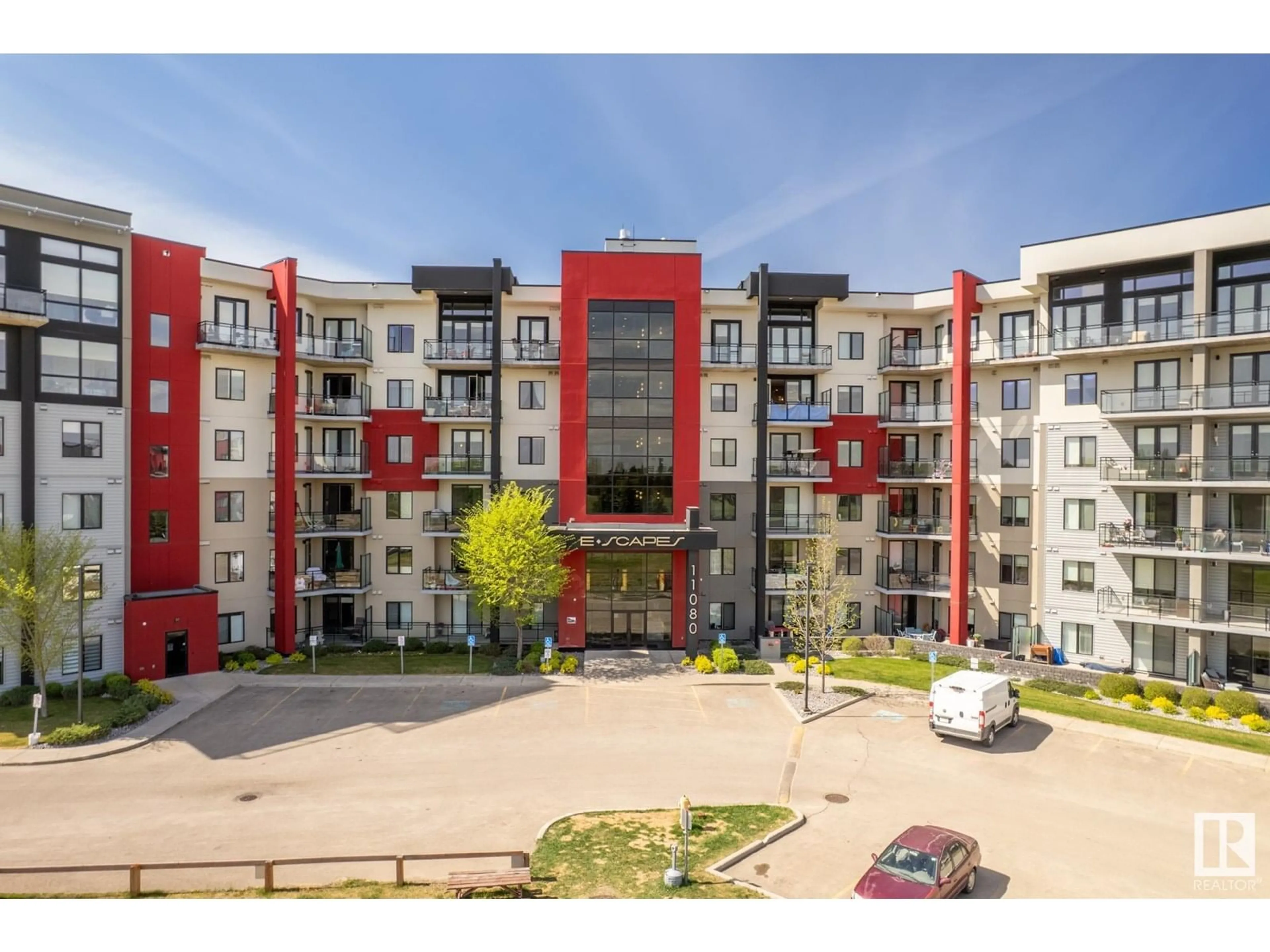 A pic from outside/outdoor area/front of a property/back of a property/a pic from drone, unknown for #109 - 11080 ELLERSLIE RD SW, Edmonton Alberta T6W2C2