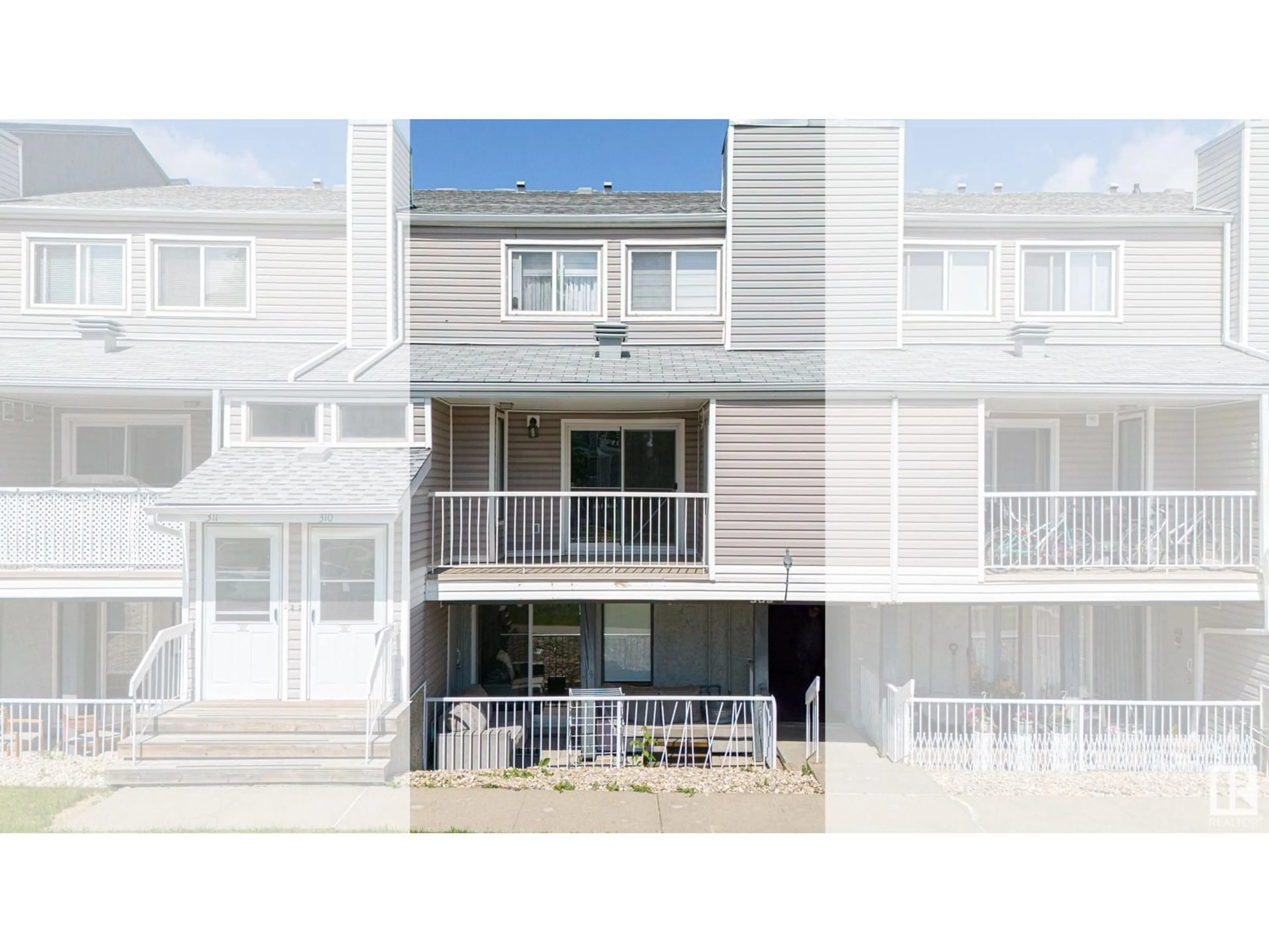 Home with vinyl exterior material, street for 309 - 10404 24 AV, Edmonton Alberta T6J4J7