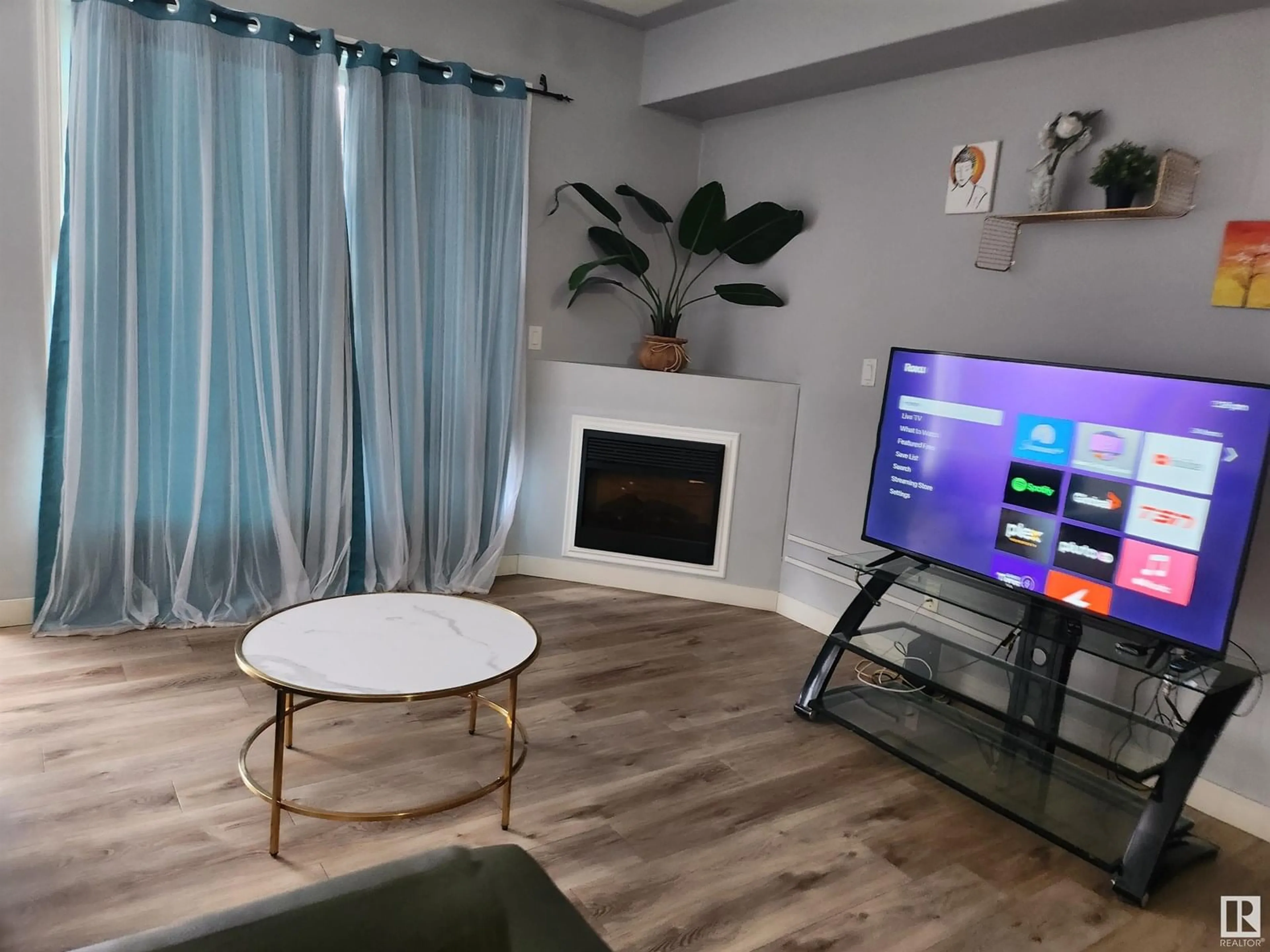 Living room with furniture, unknown for #206 - 10606 102 AV, Edmonton Alberta T5J5E9