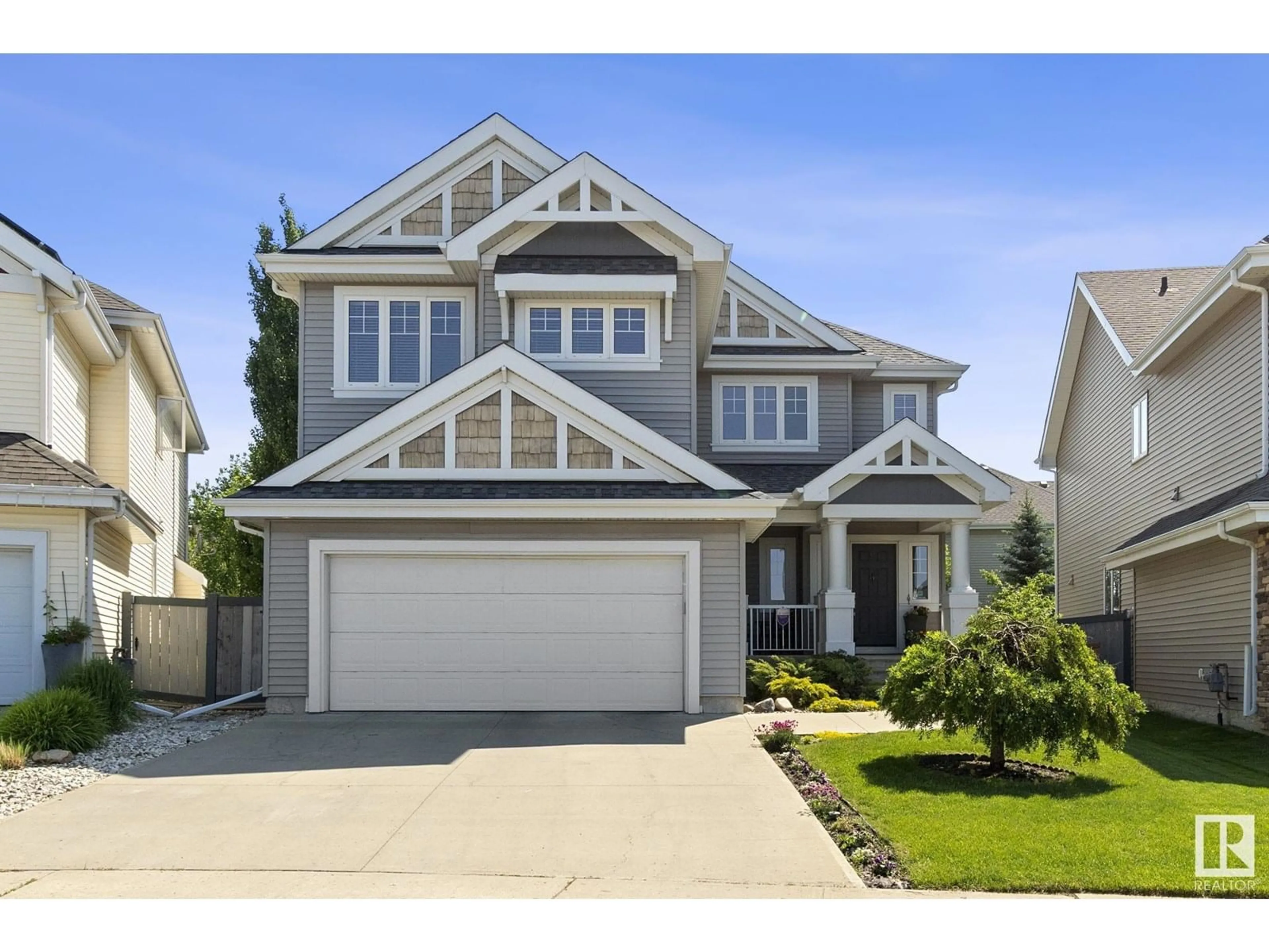 Home with vinyl exterior material, street for 4278 SAVARYN DR, Edmonton Alberta T6X0P4