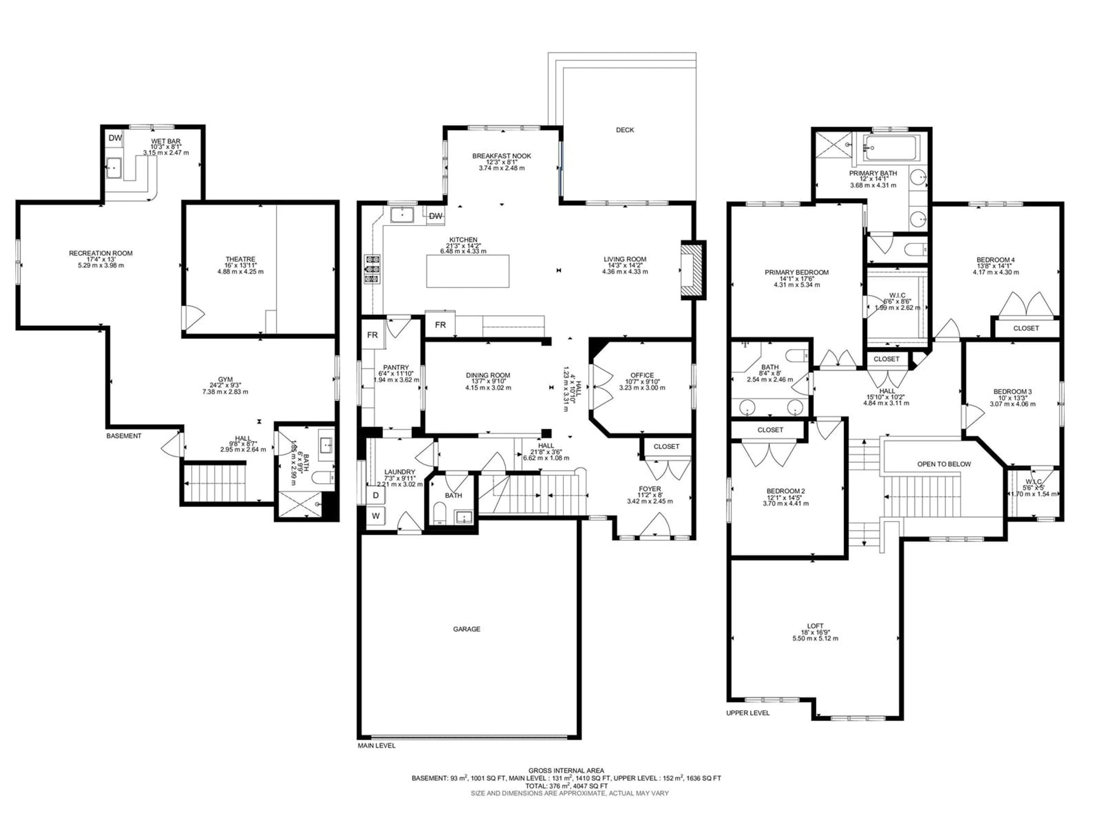 Floor plan for 4278 SAVARYN DR, Edmonton Alberta T6X0P4