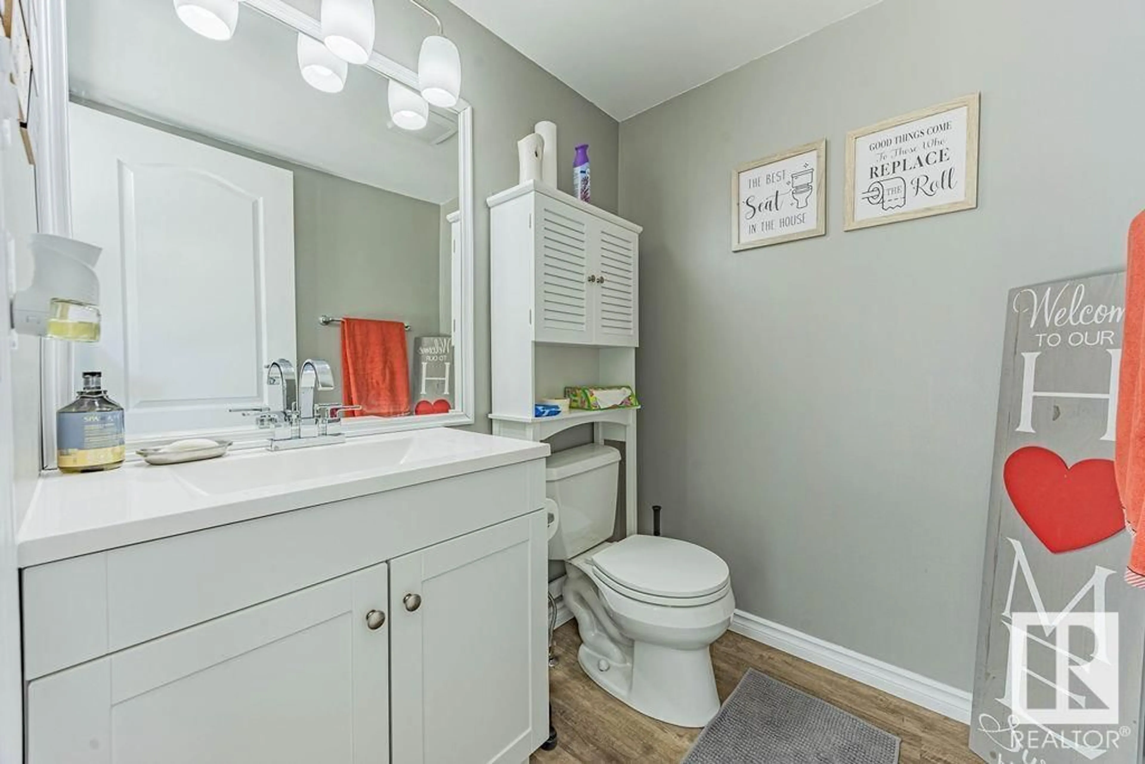 Standard bathroom, ceramic/tile floor for #47 - 15710 BEAUMARIS RD, Edmonton Alberta T5X5E2