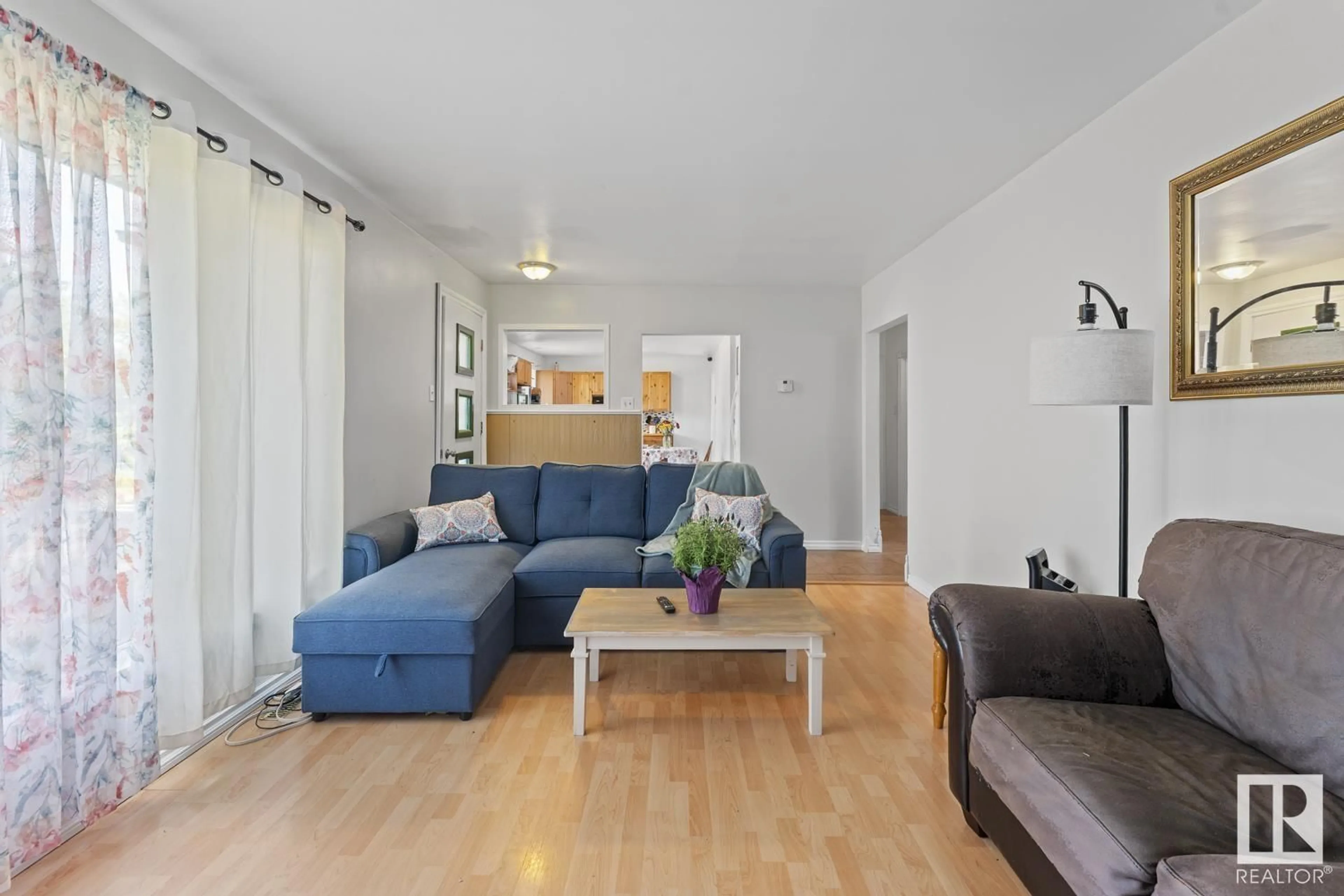 Living room with furniture, wood/laminate floor for 603 12 AV, Cold Lake Alberta T9M1H5