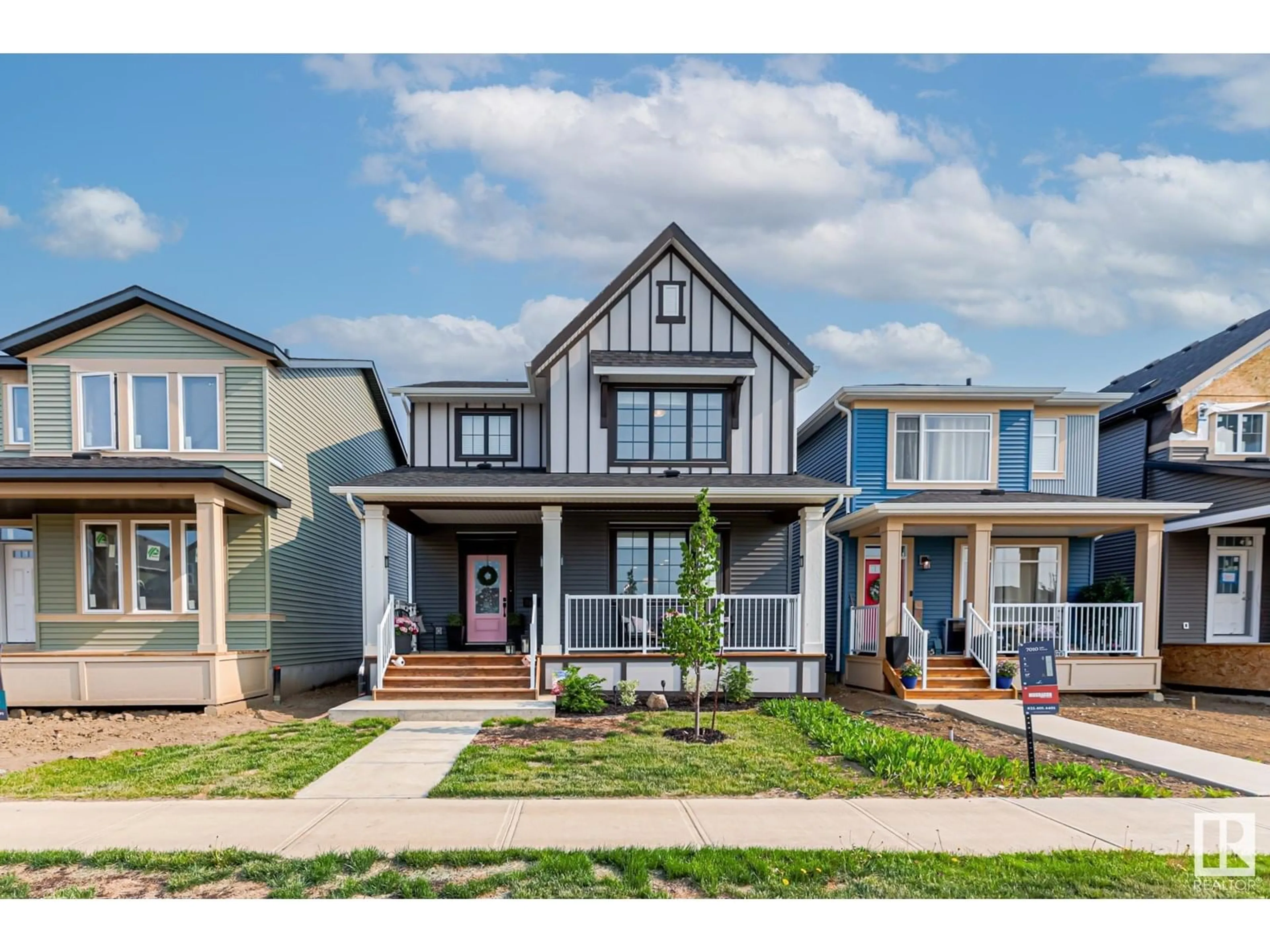 Home with brick exterior material, street for 7012 54 AV, Beaumont Alberta T4X2Z9