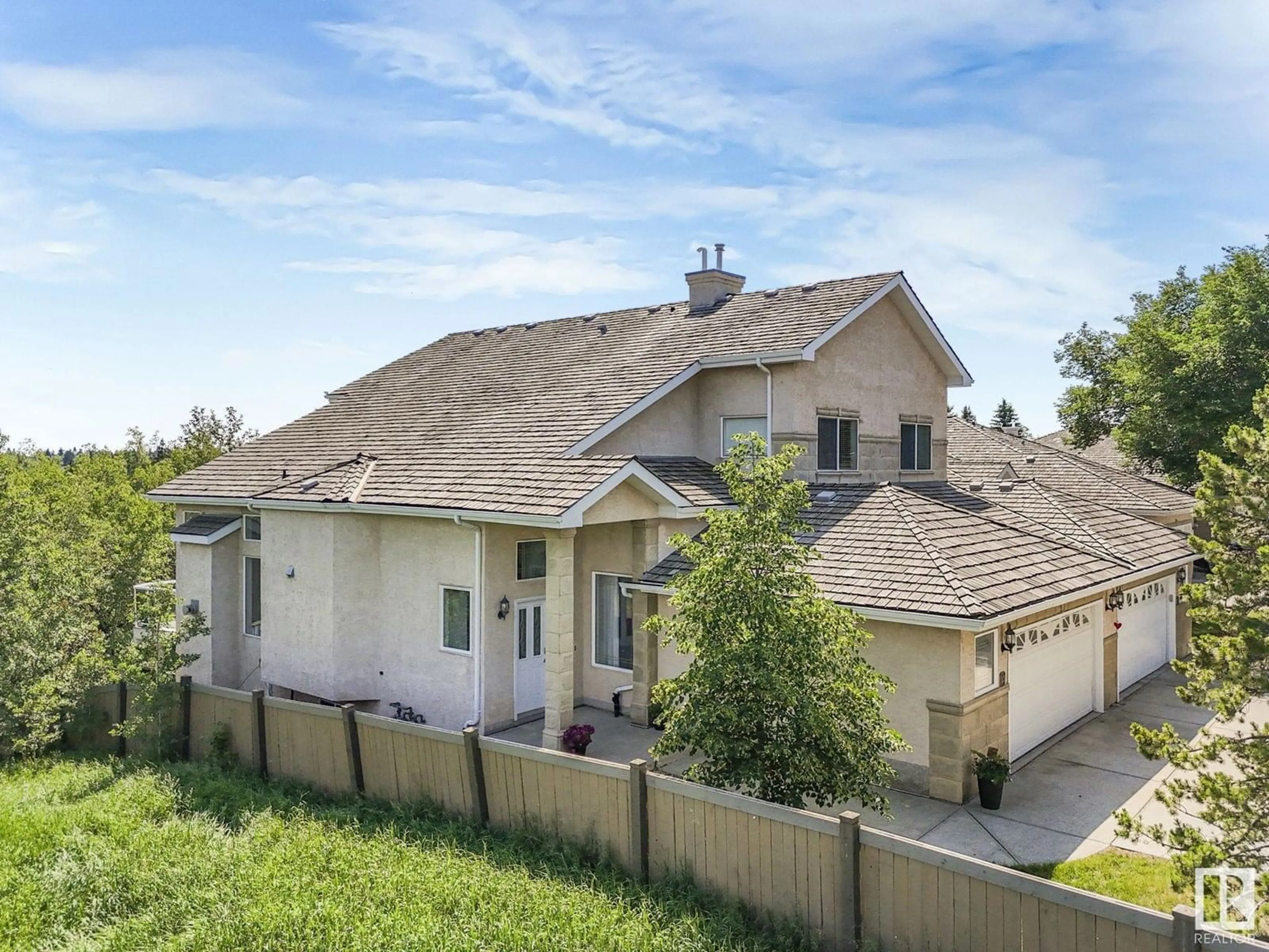 A pic from outside/outdoor area/front of a property/back of a property/a pic from drone, unknown for 13 - 577 BUTTERWORTH WY, Edmonton Alberta T6R2Y2