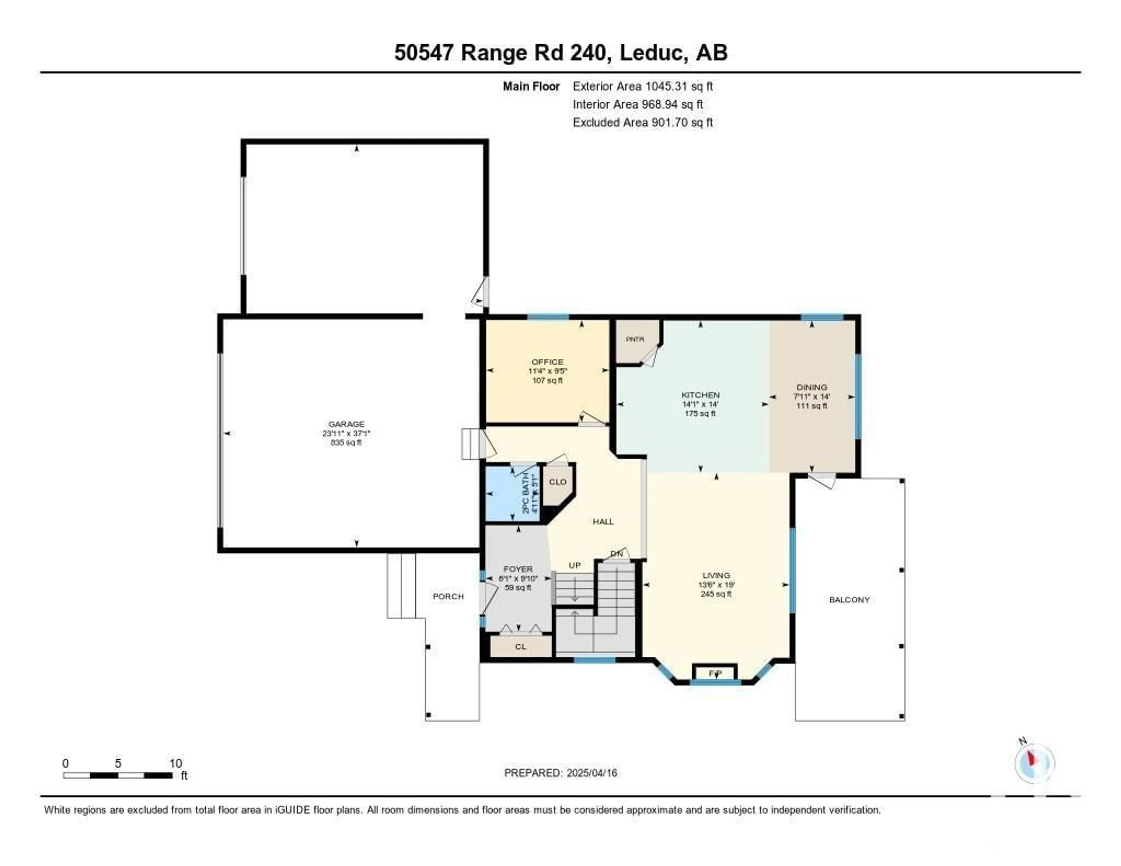 Floor plan for 50547 RGE ROAD 240, Rural Leduc County Alberta T4X0M6