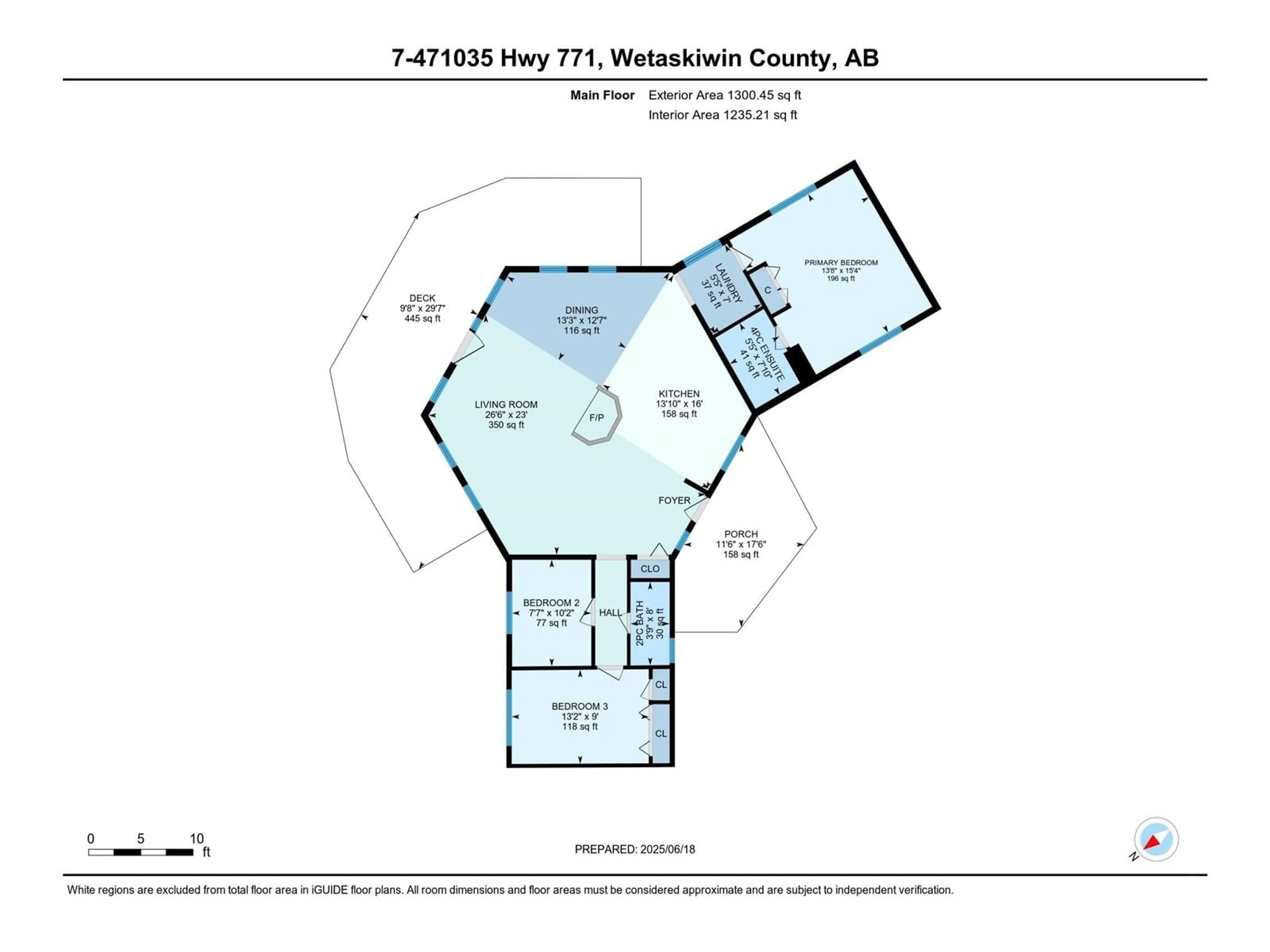 Floor plan for #7 - 471035 HWY 771, Rural Wetaskiwin County Alberta T0C2V0