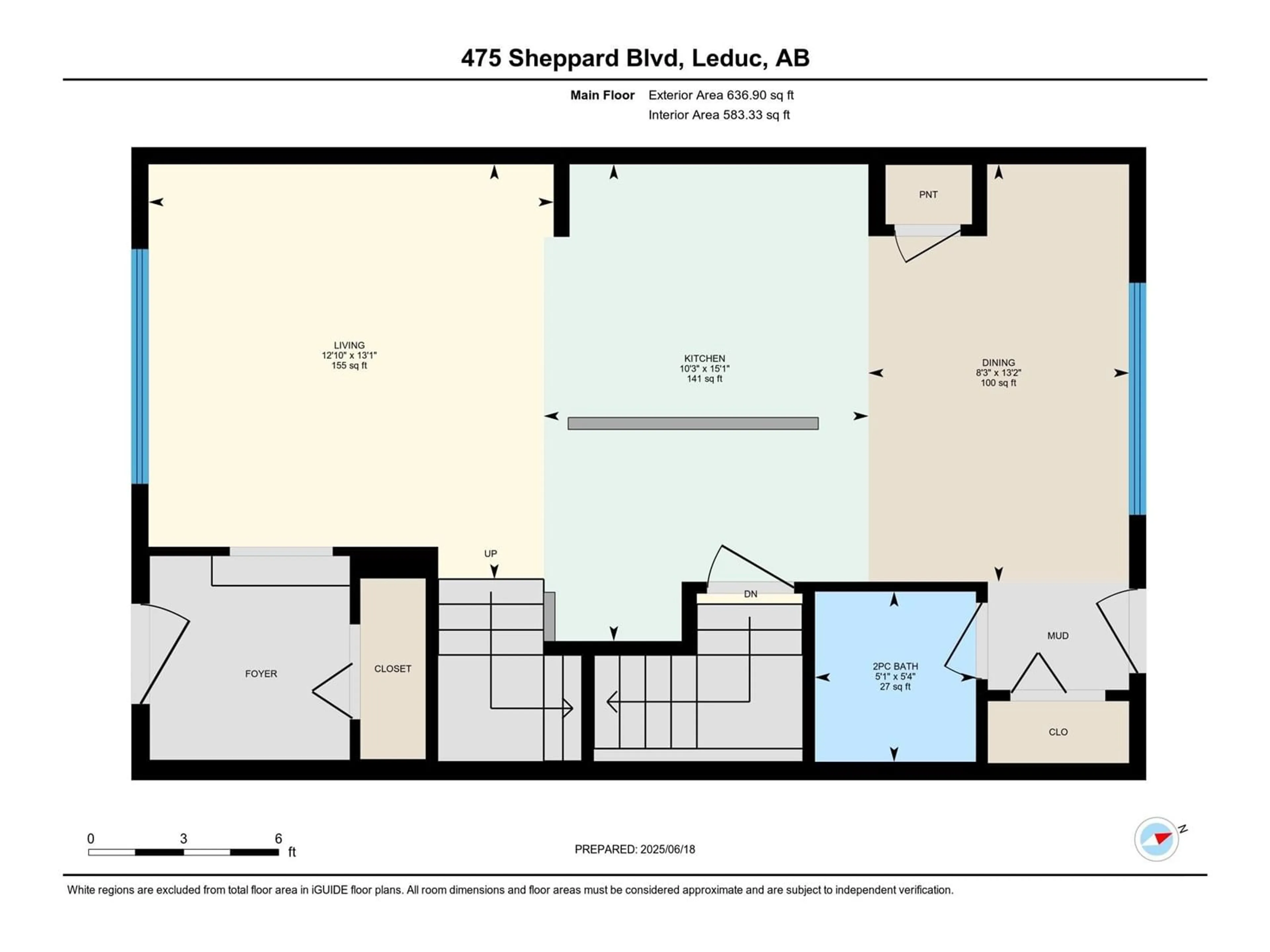 Floor plan for 475 SHEPPARD BV, Leduc Alberta T9E0T3