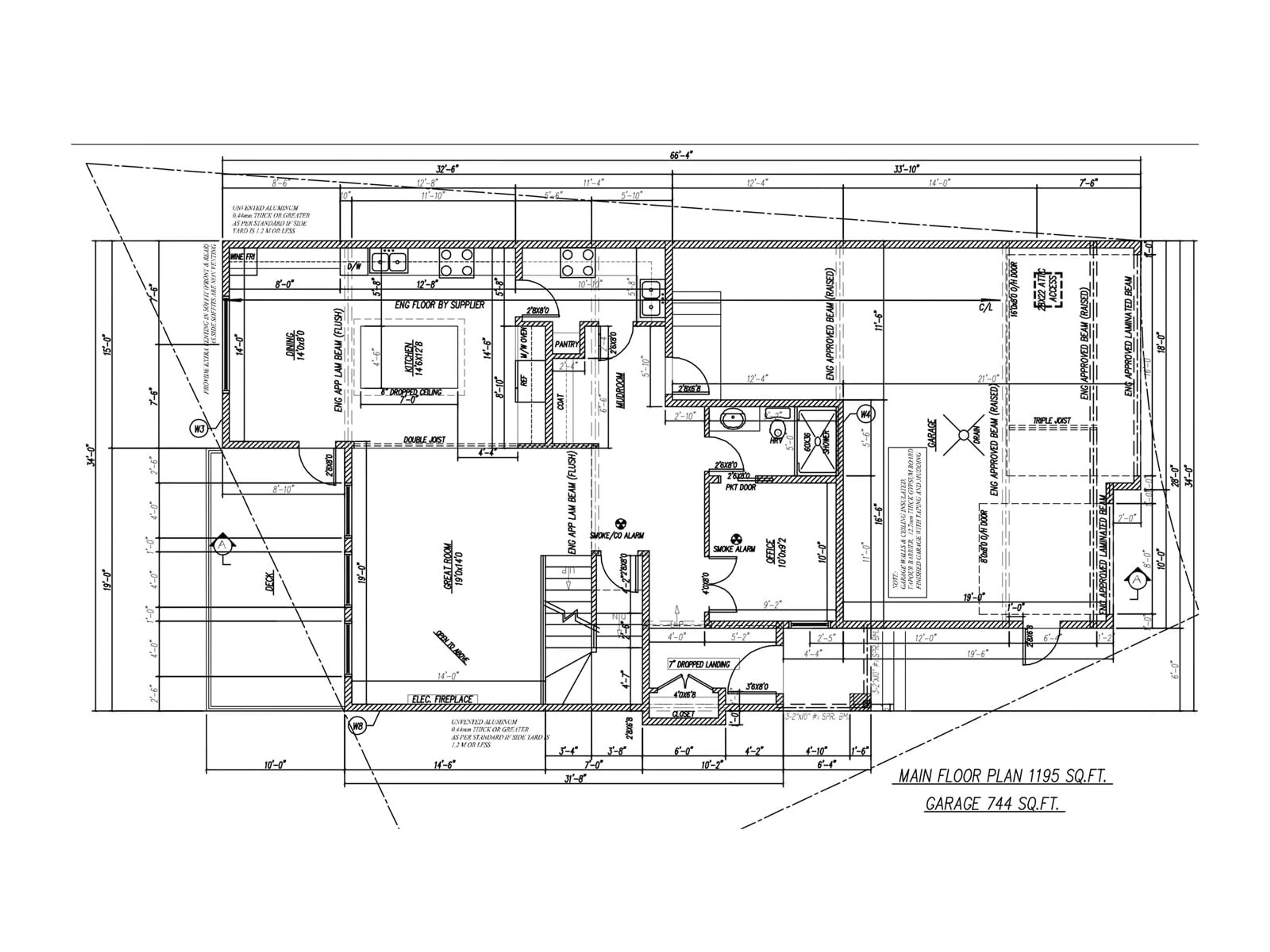 Floor plan for 41 HULL WD, Spruce Grove Alberta T7X0X5