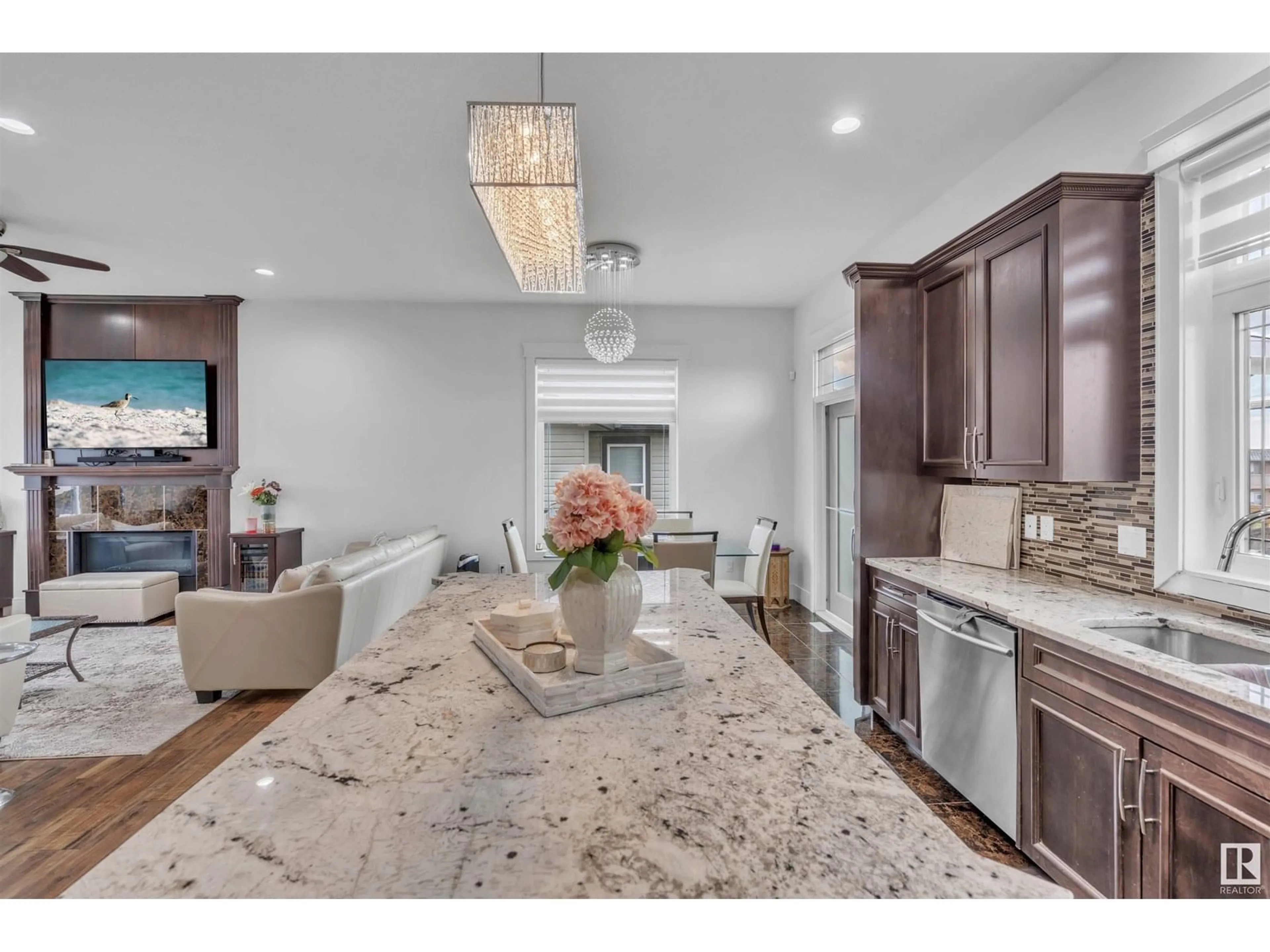 Open concept kitchen, ceramic/tile floor for 5712 MEADOW WY, Cold Lake Alberta T9M0E7