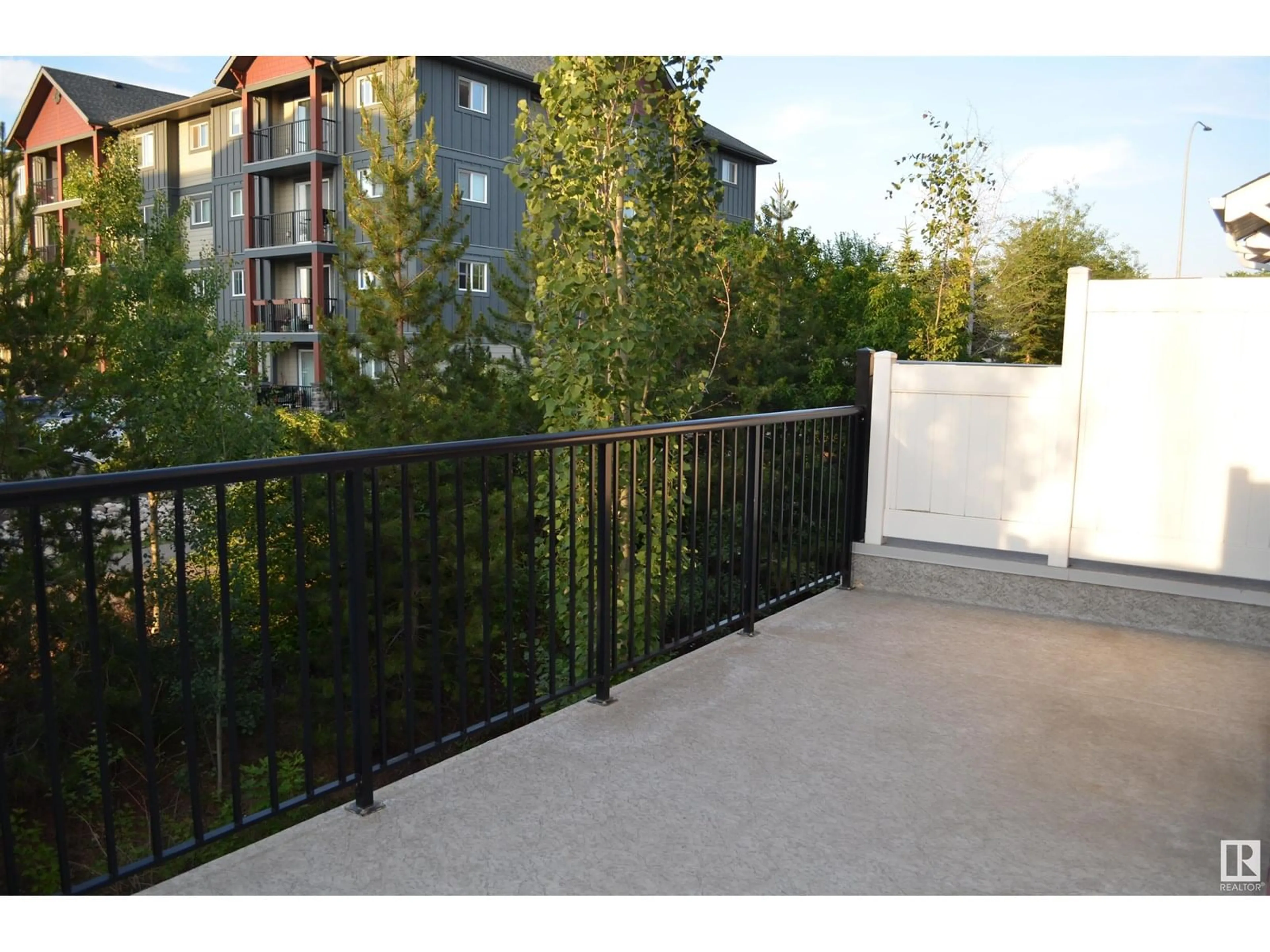 Balcony in the apartment, city buildings view from balcony for 79 2336 ASPEN TR, Sherwood Park Alberta T8H0J1