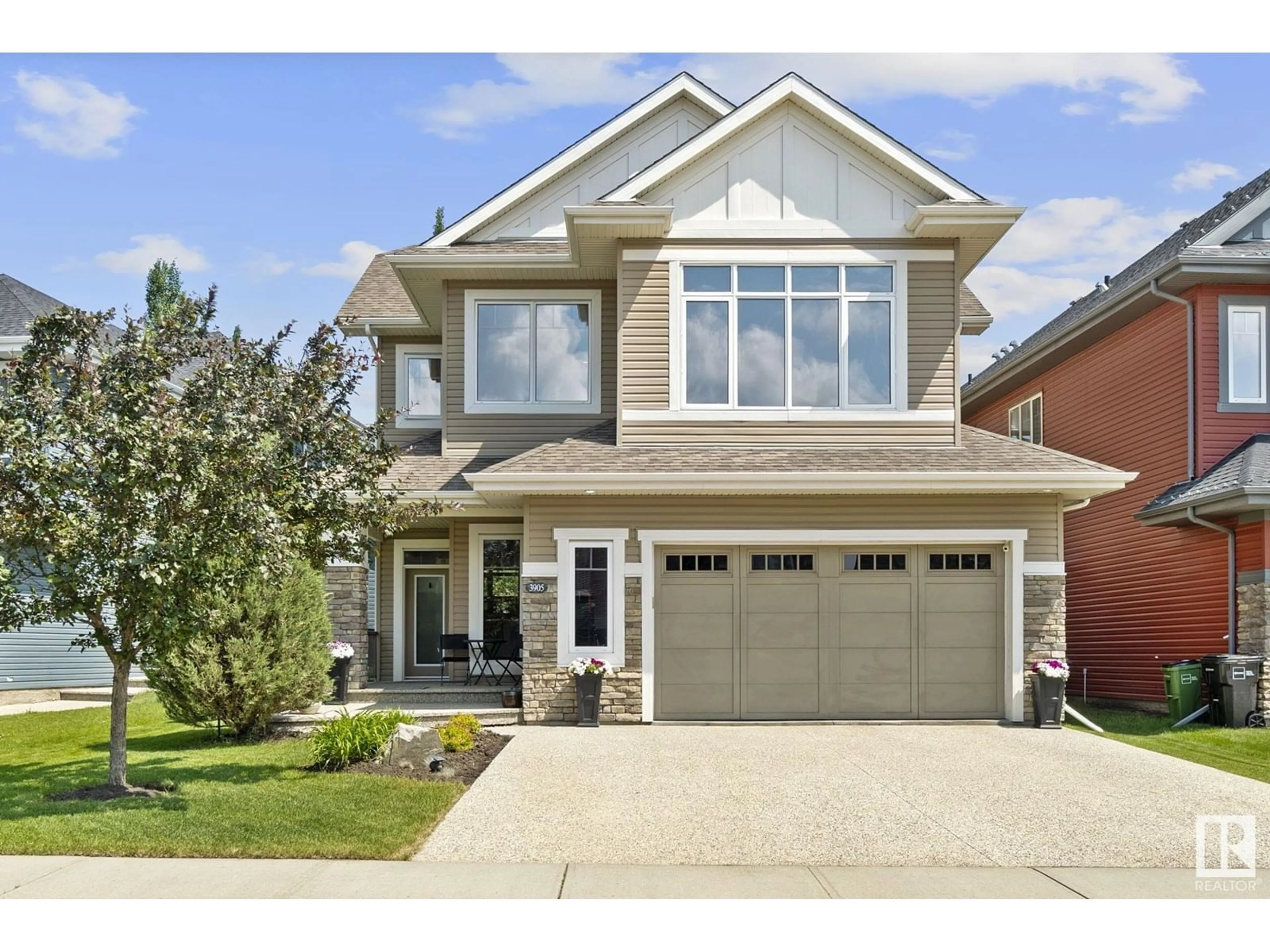Home with brick exterior material, street for 3905 WHITELAW CL, Edmonton Alberta T6W0P6