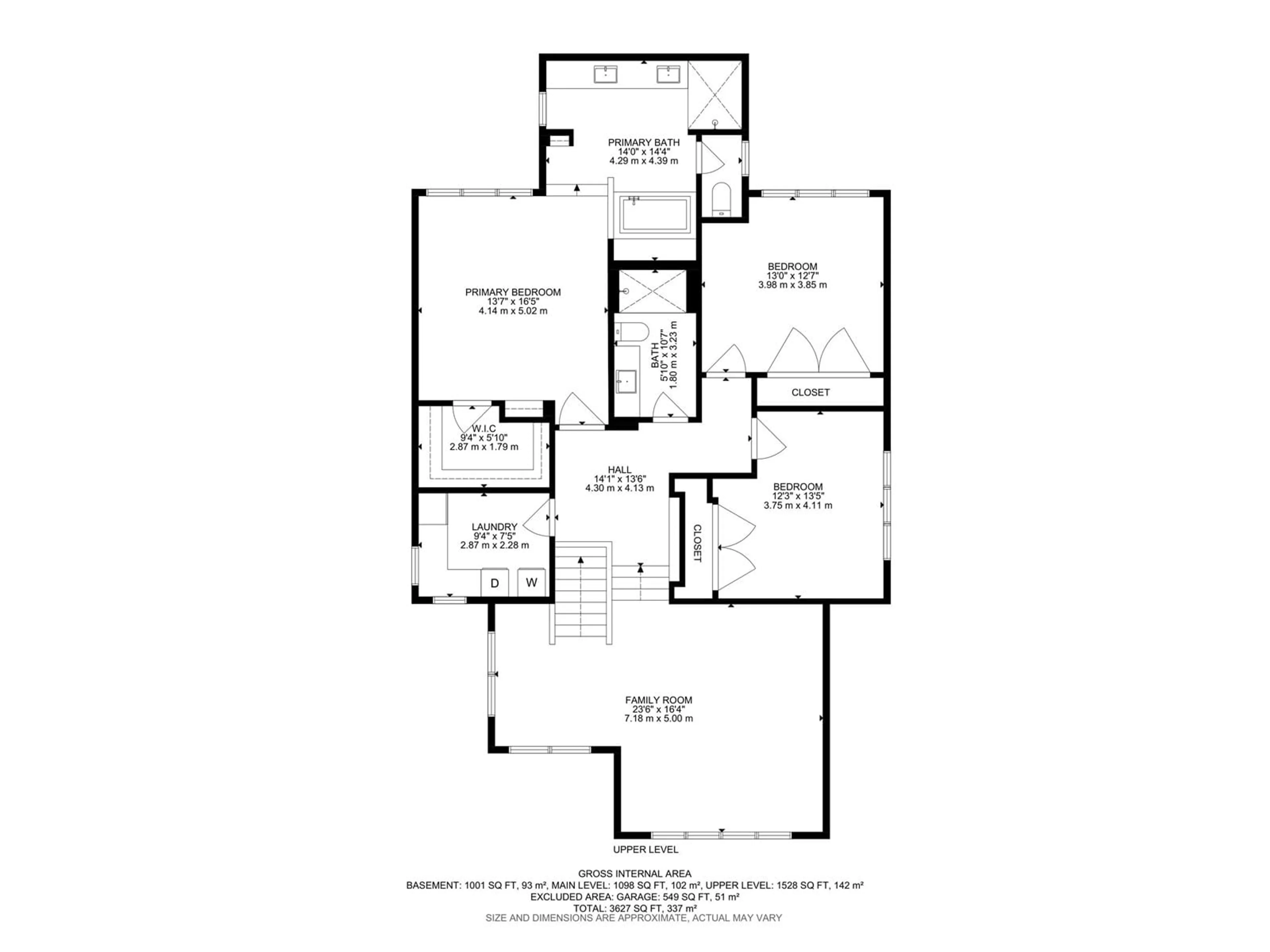 Floor plan for 3905 WHITELAW CL, Edmonton Alberta T6W0P6