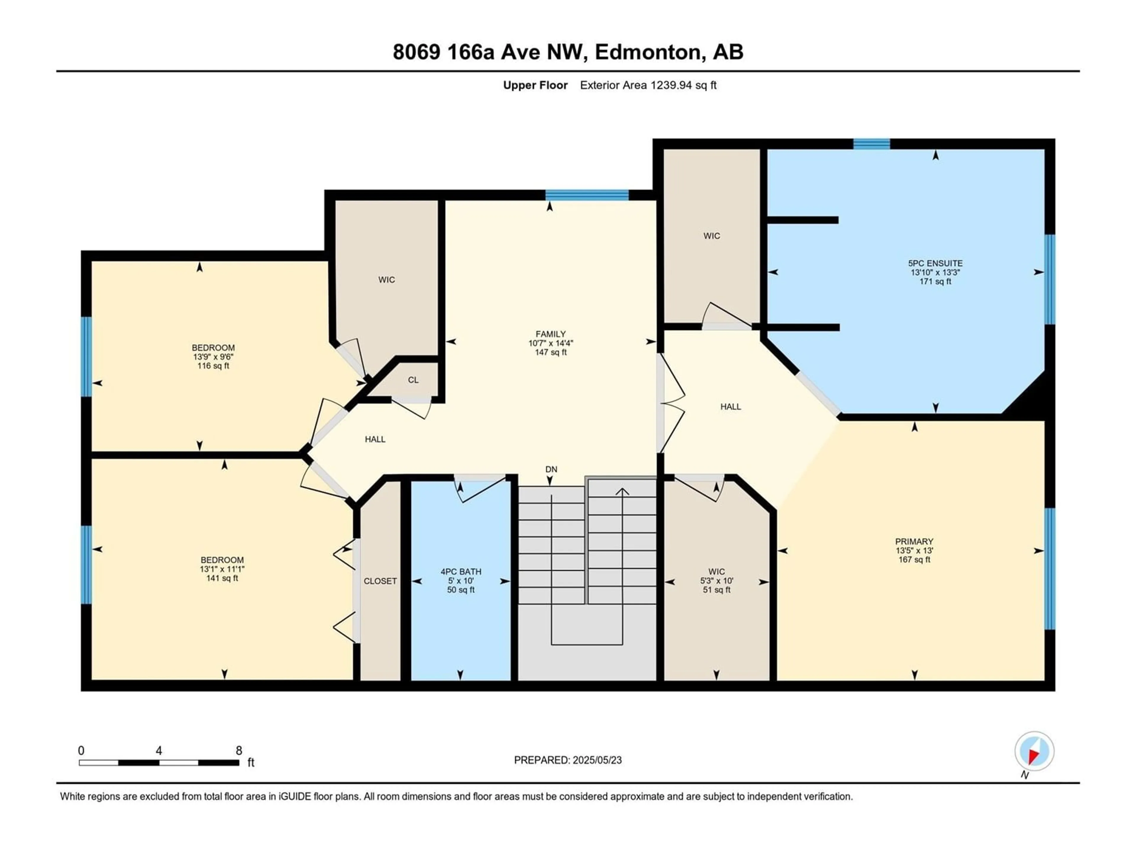 Floor plan for 8069 166A AV, Edmonton Alberta T5Z3W1