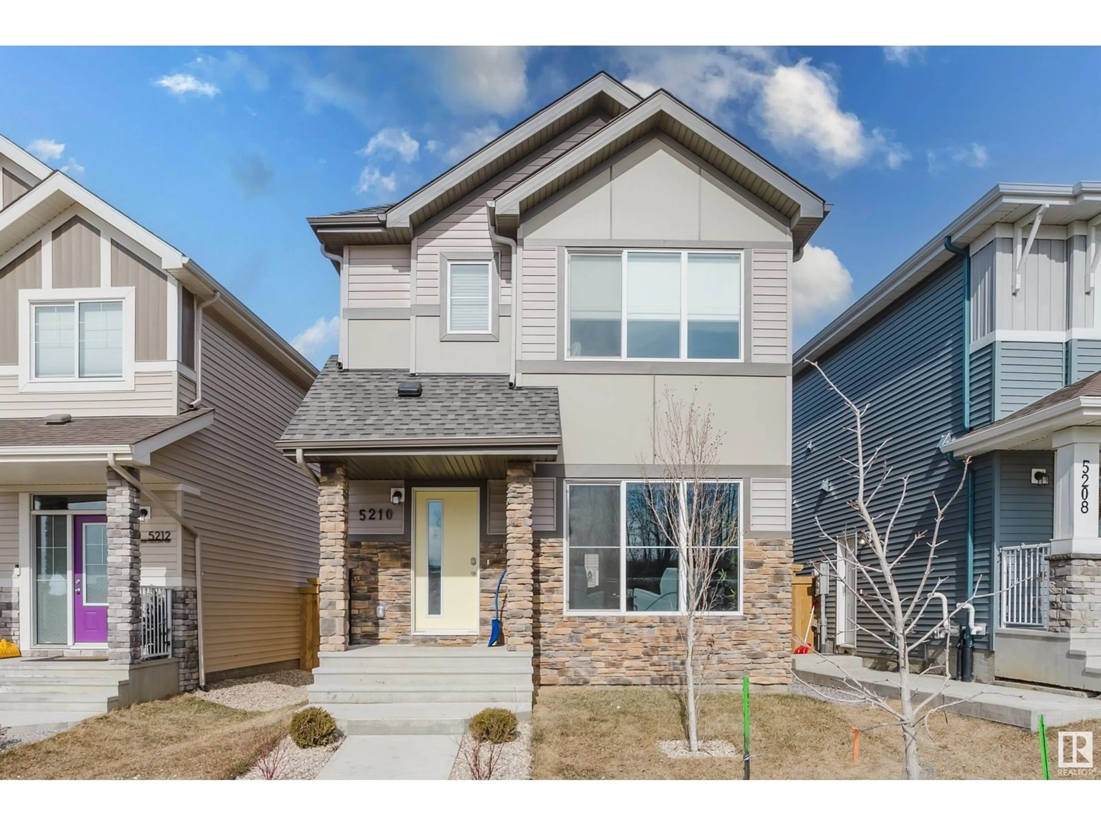 Home with brick exterior material, street for 5210 LARK CR, Edmonton Alberta T5S0S3
