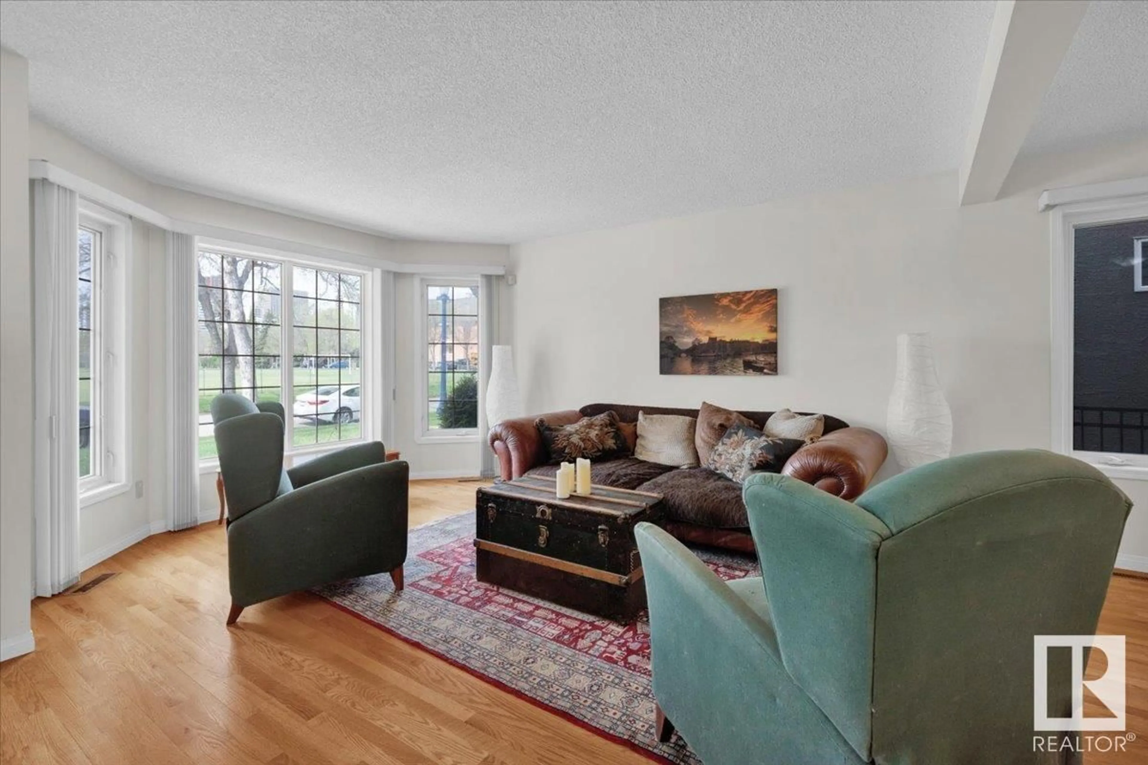 Living room with furniture, unknown for 9615 101 ST NW, Edmonton Alberta T5K0W7