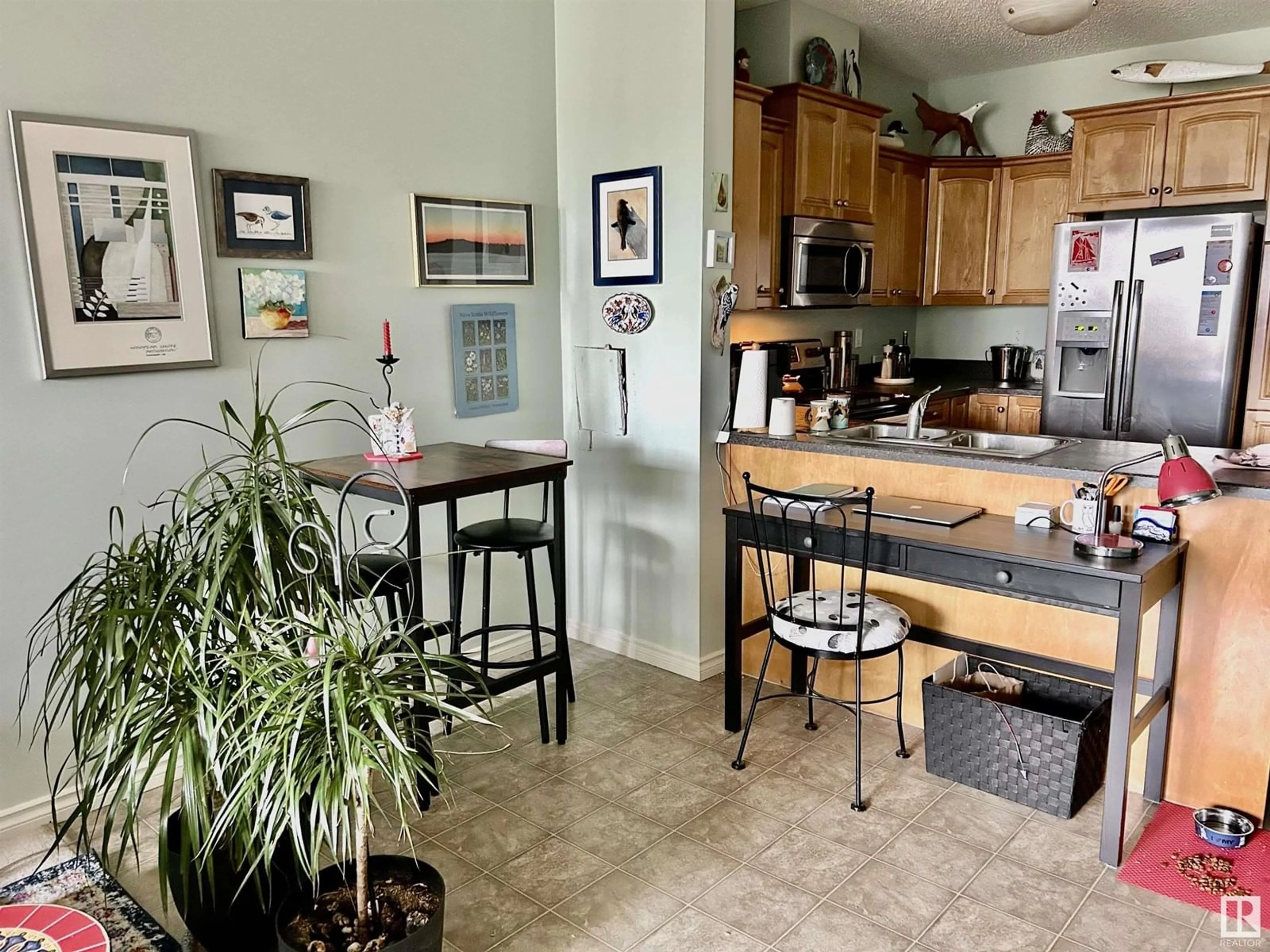 Open concept kitchen, unknown for #214 - 9820 165 ST, Edmonton Alberta T5P0N3