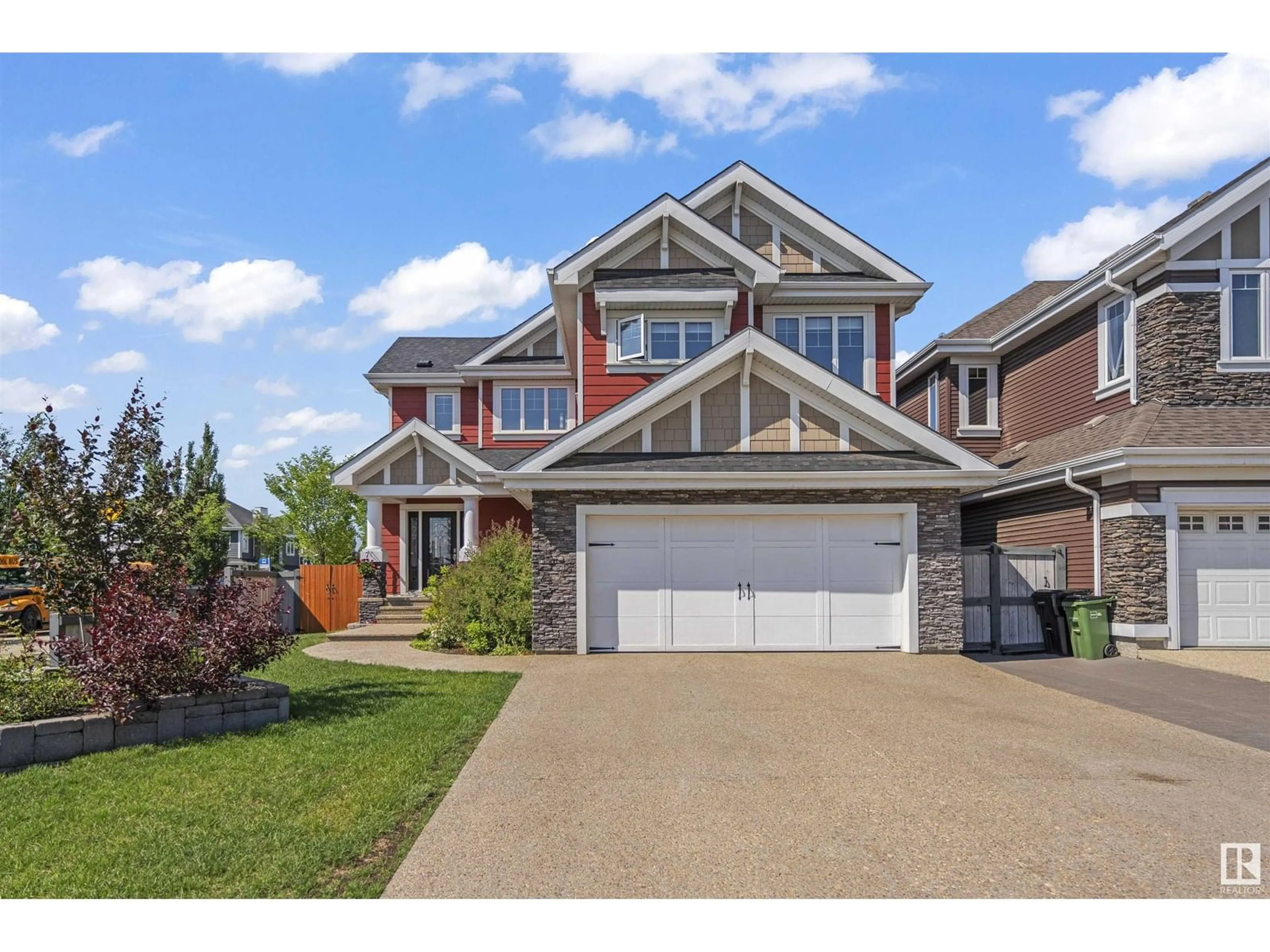 Home with brick exterior material, street for SW - 8996 24 AV, Edmonton Alberta T6X1A6