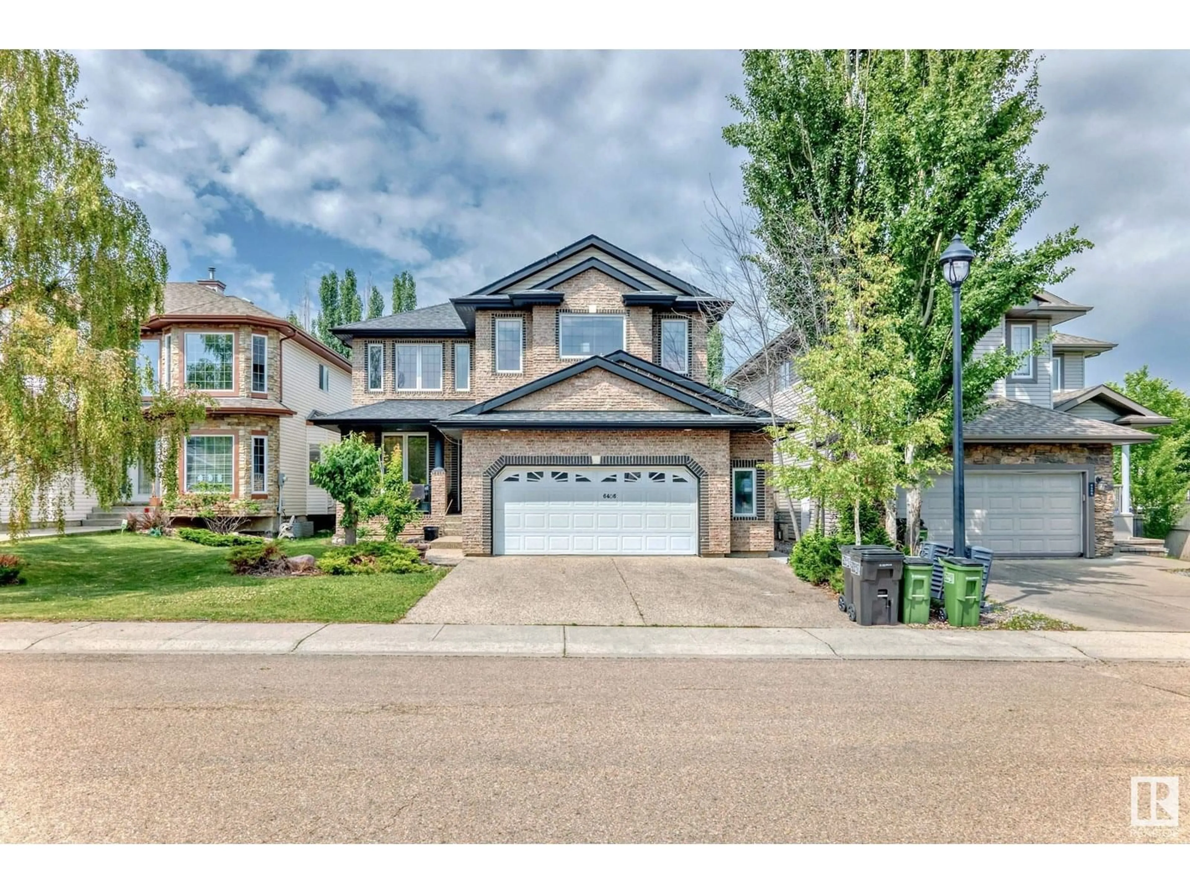Home with brick exterior material, street for 6406 SANDIN CR, Edmonton Alberta T6R0E9