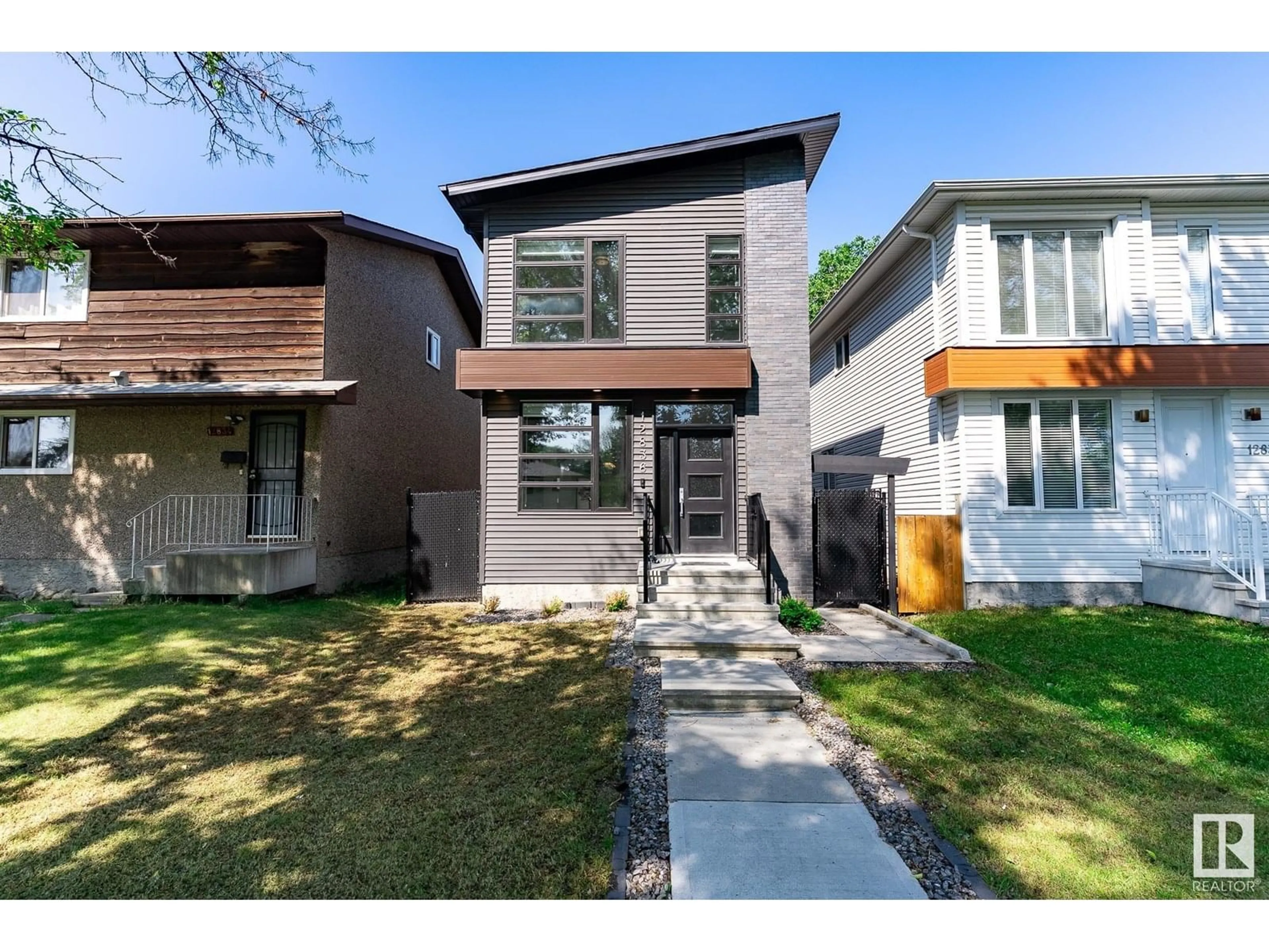Home with brick exterior material, street for NW - 12836 123A ST, Edmonton Alberta T5L0K7