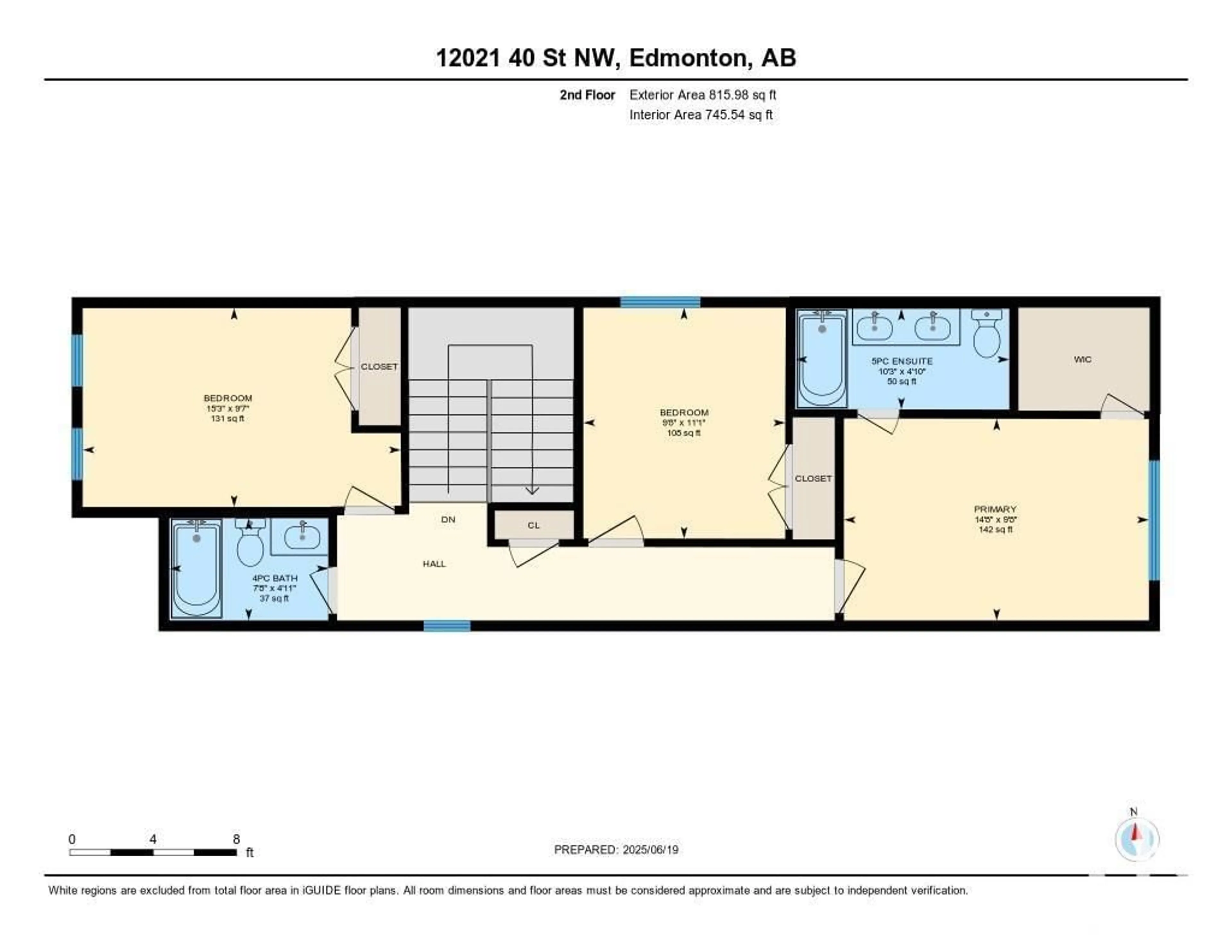 Floor plan for NW - 12021 40 ST, Edmonton Alberta T5W2L2