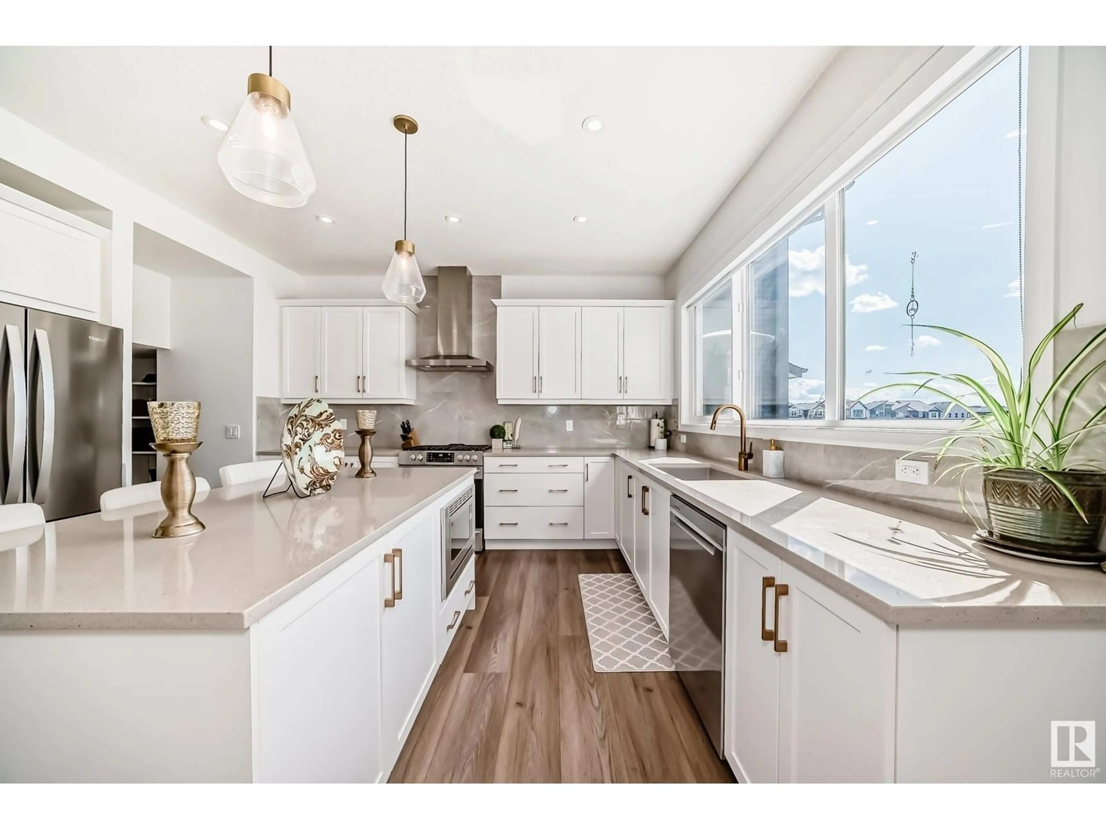 Open concept kitchen, unknown for NW - 2532 206 ST, Edmonton Alberta T6M1P1