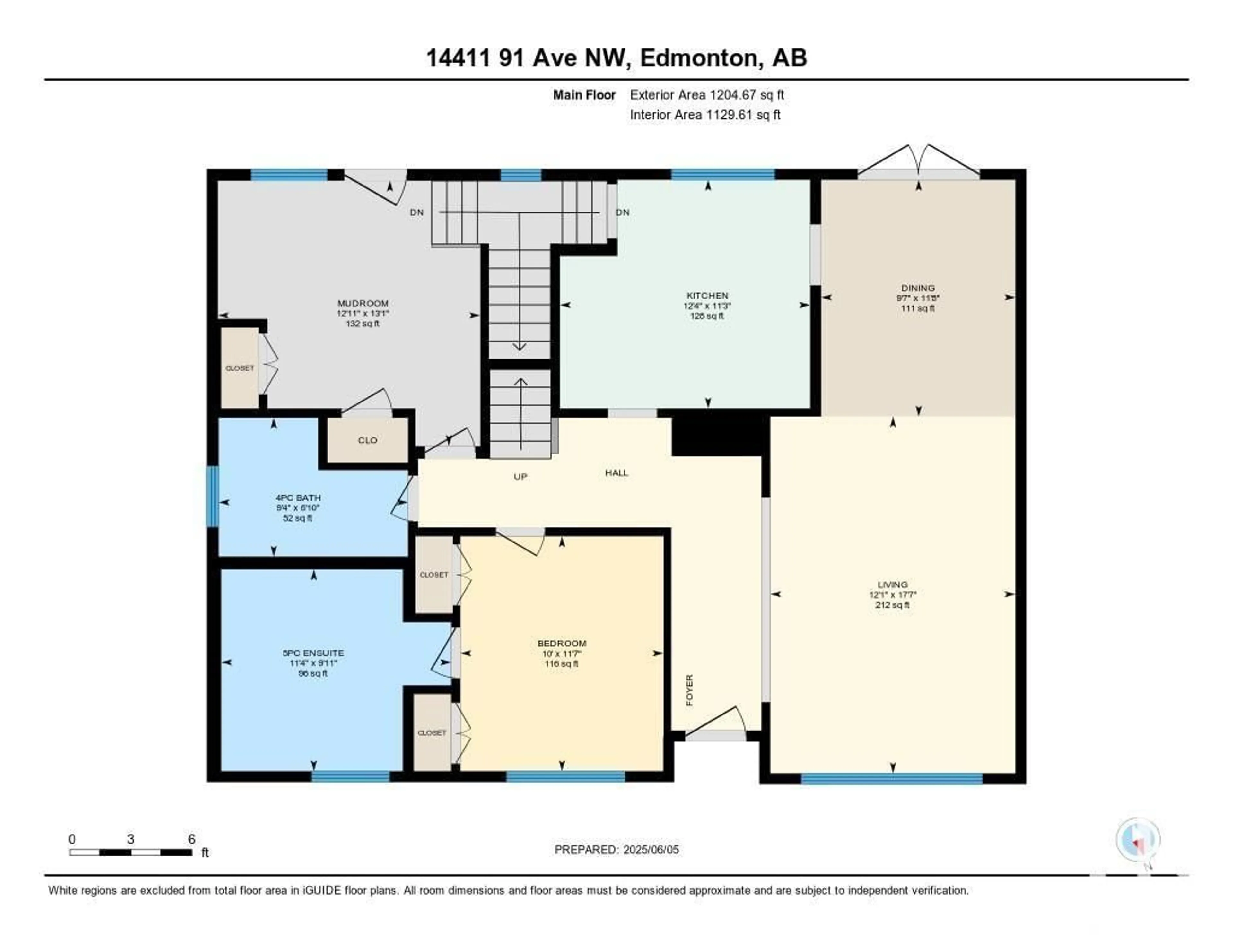 Floor plan for NW - 14411 91 AV, Edmonton Alberta T5R4Y5