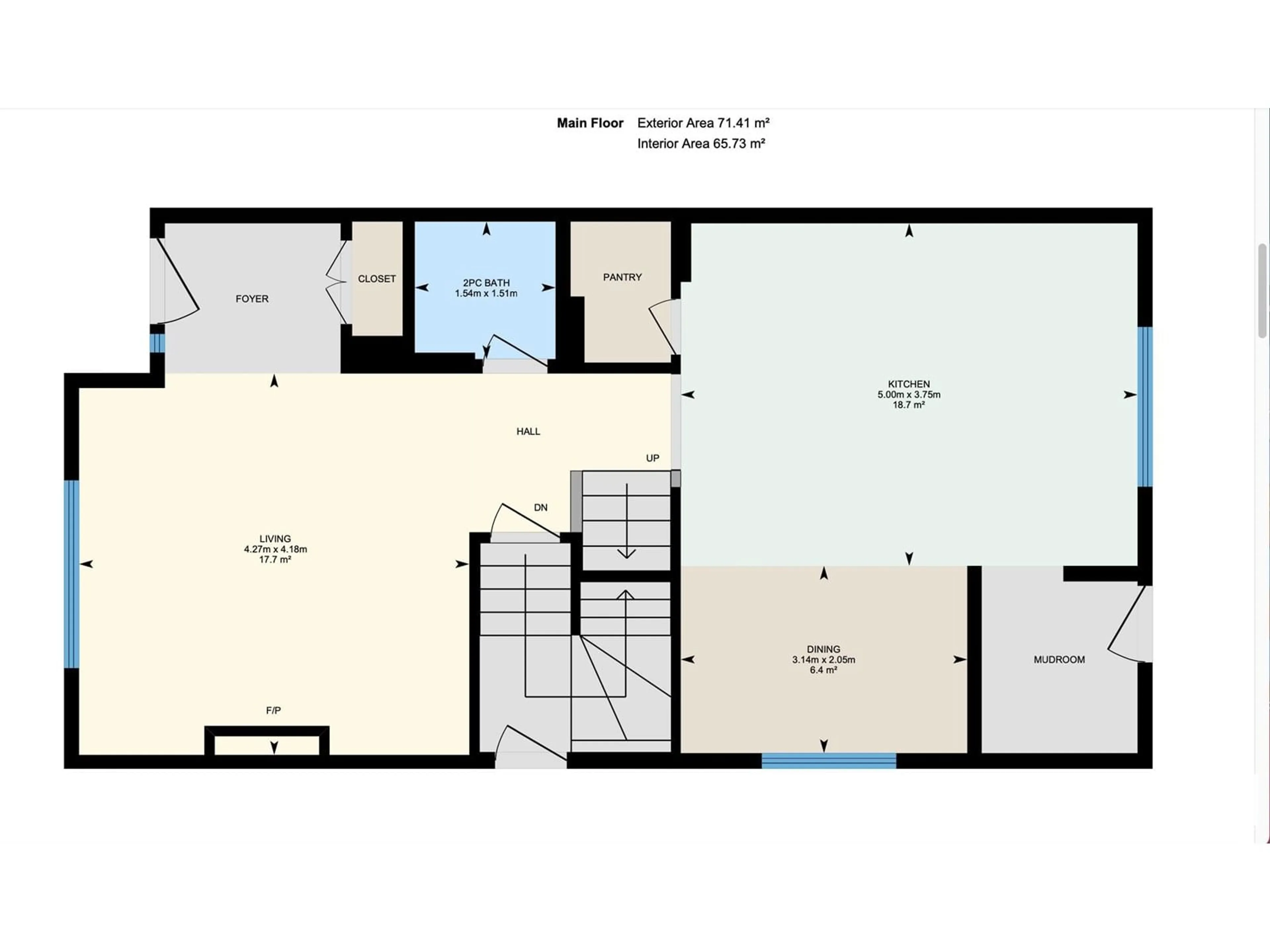 Floor plan for 296 ROLSTON WD, Leduc Alberta T9G1G5