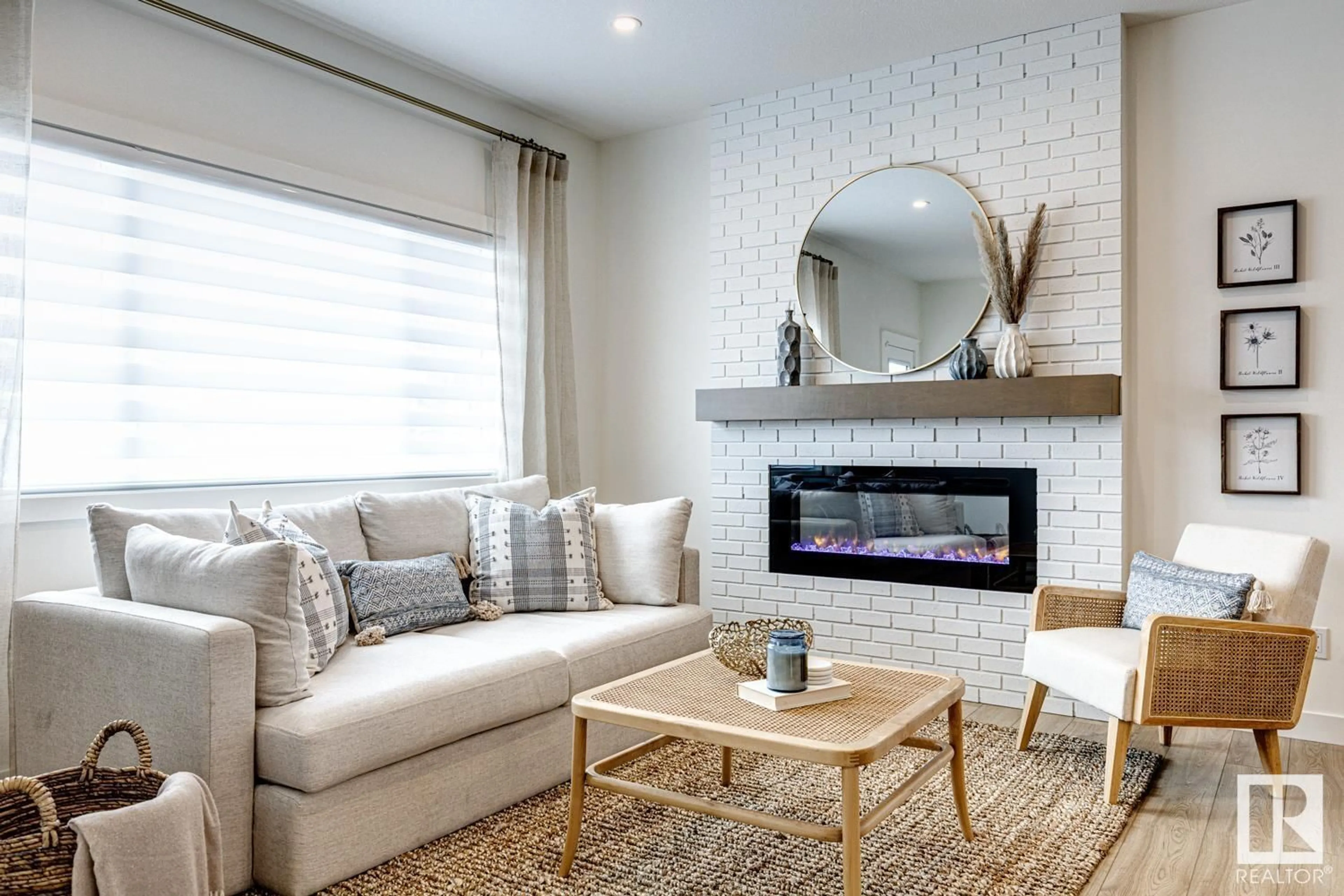 Living room with furniture, unknown for 301 JUNIPER CV, Leduc Alberta T9E1S7