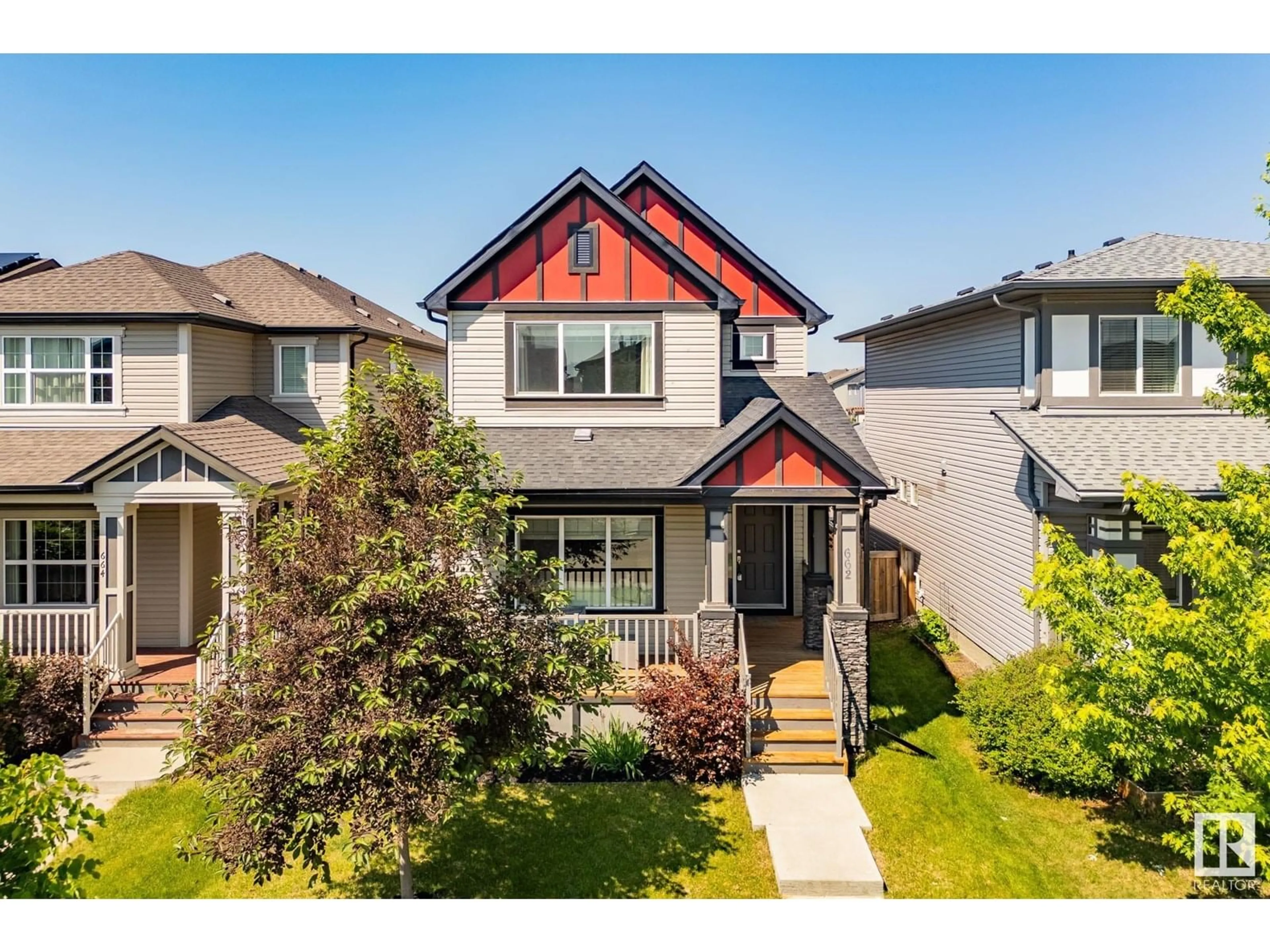 Home with vinyl exterior material, street for 662 SECORD BV, Edmonton Alberta T5T6Z6