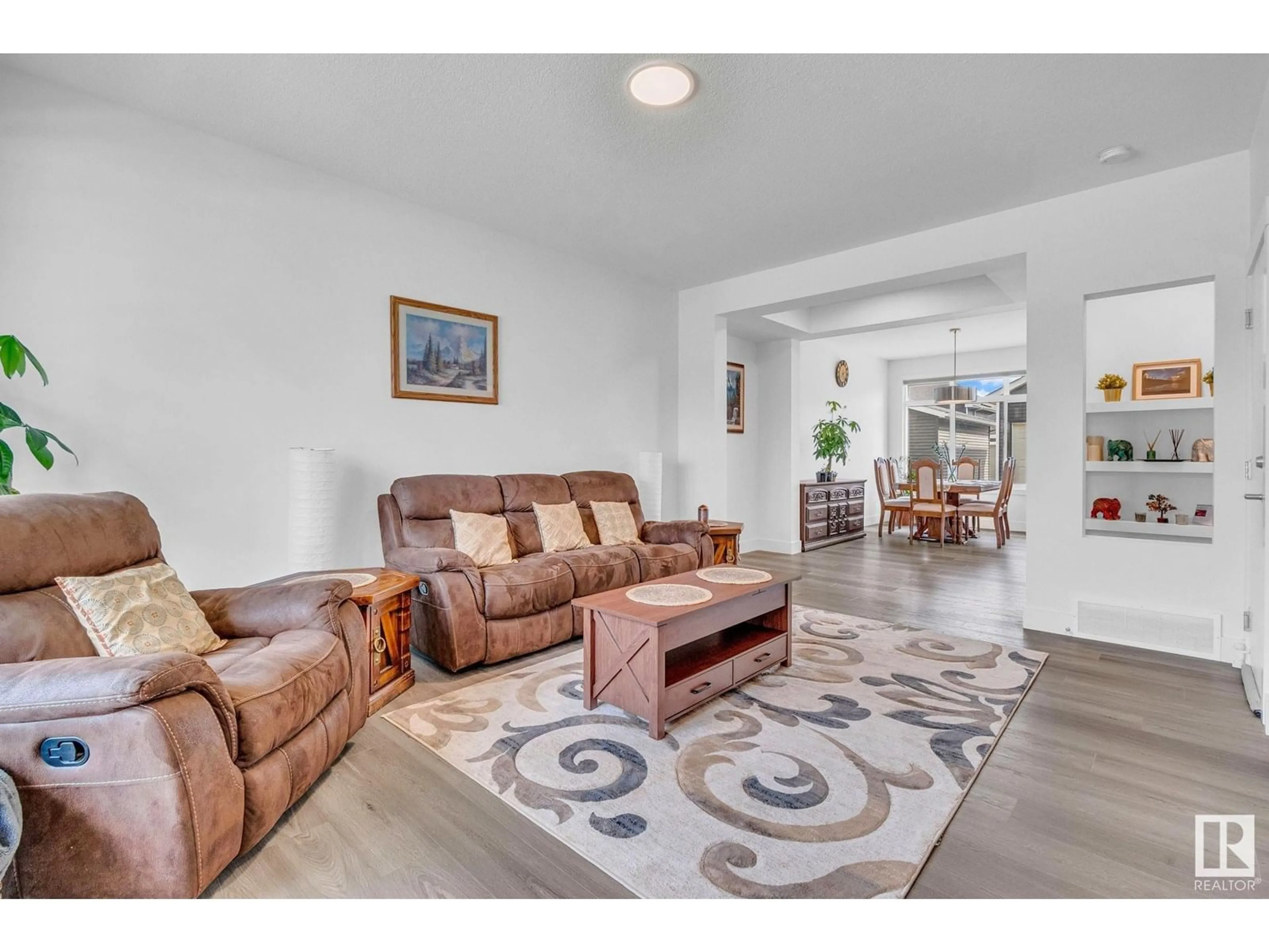 Living room with furniture, unknown for SW - 16731 30 AV, Edmonton Alberta T6W5A3