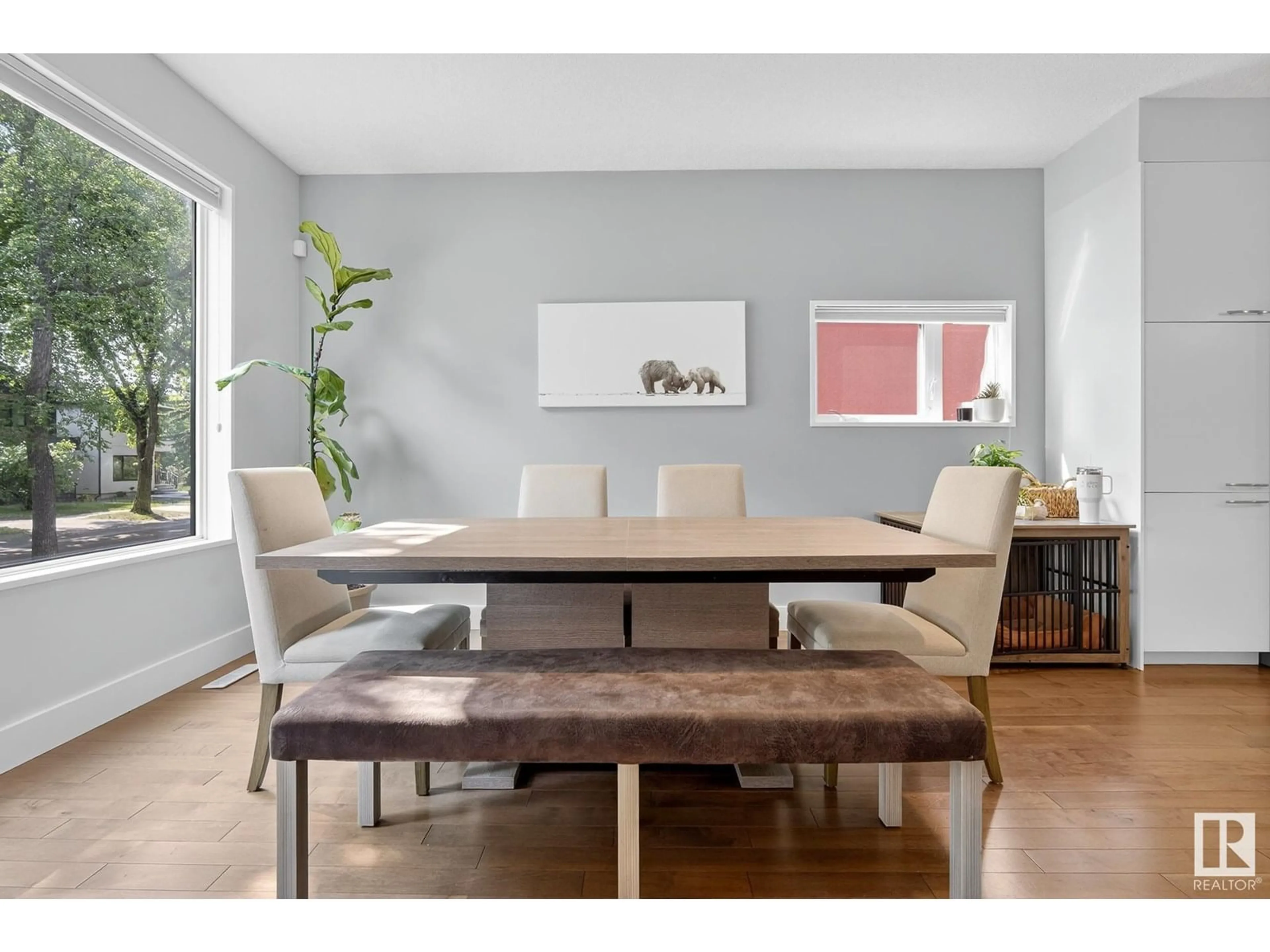 Dining room, wood/laminate floor for NW - 10462 144 ST, Edmonton Alberta T5N2V4
