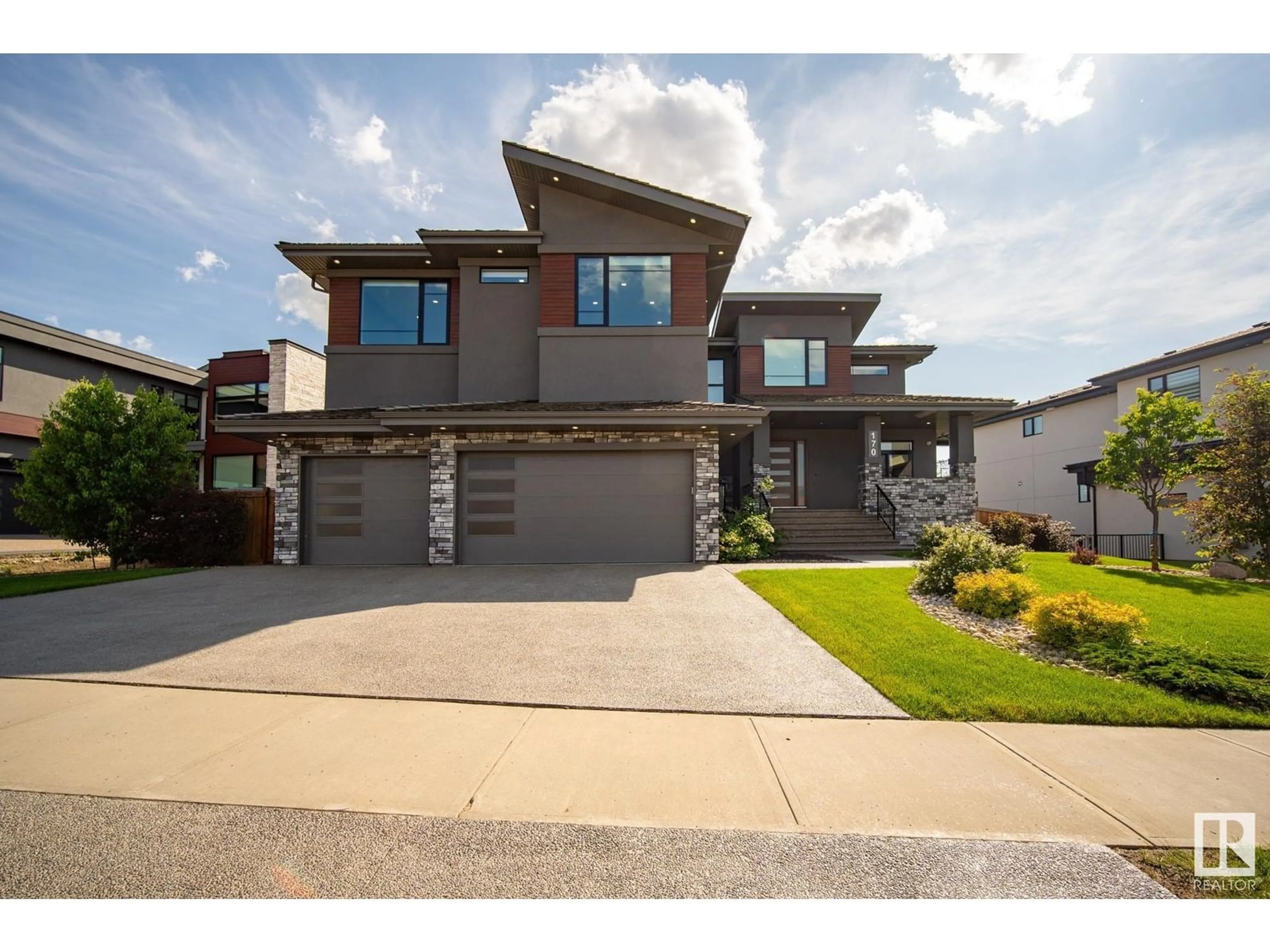Home with brick exterior material, street for 52327 - 170 RGE ROAD 233, Rural Strathcona County Alberta T8B1C6