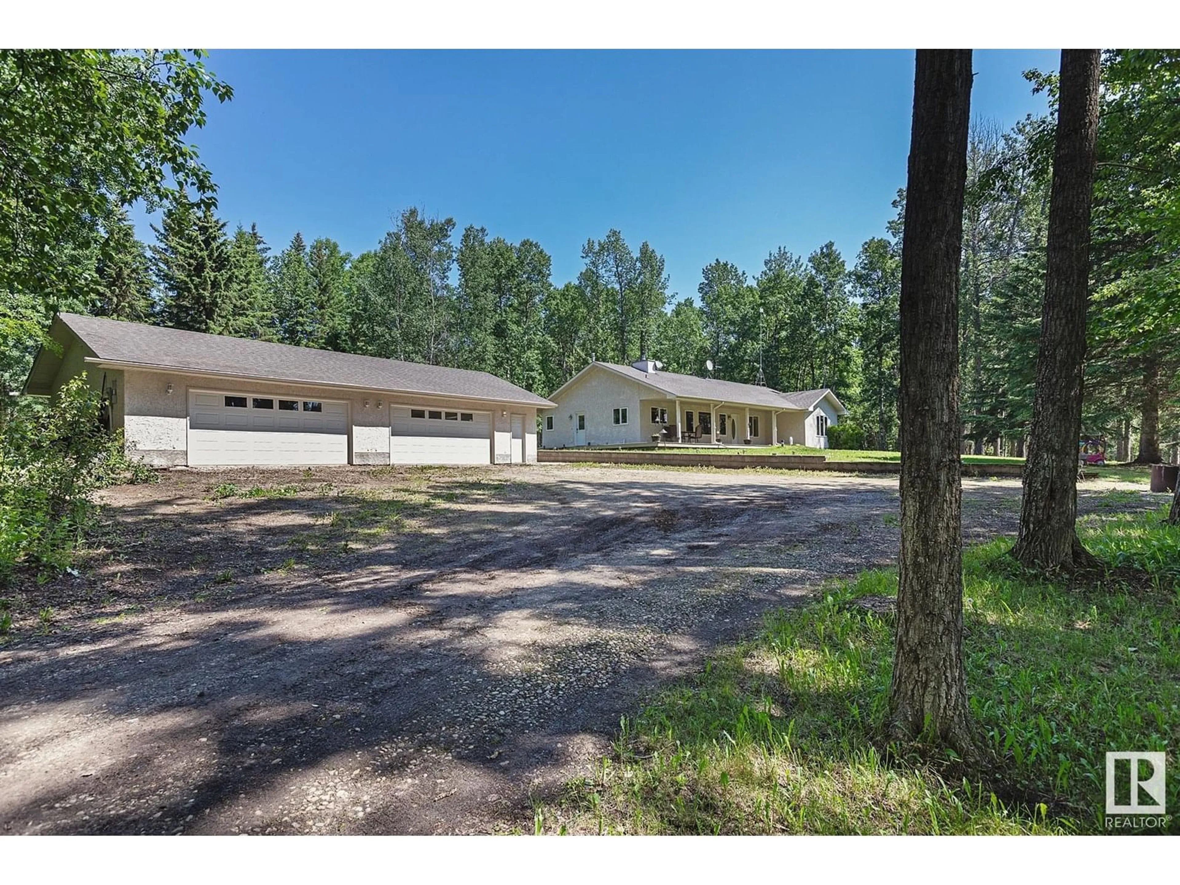 A pic from outside/outdoor area/front of a property/back of a property/a pic from drone, unknown for #9 - 53220 RGE ROAD 25, Rural Parkland County Alberta T7Y0E1