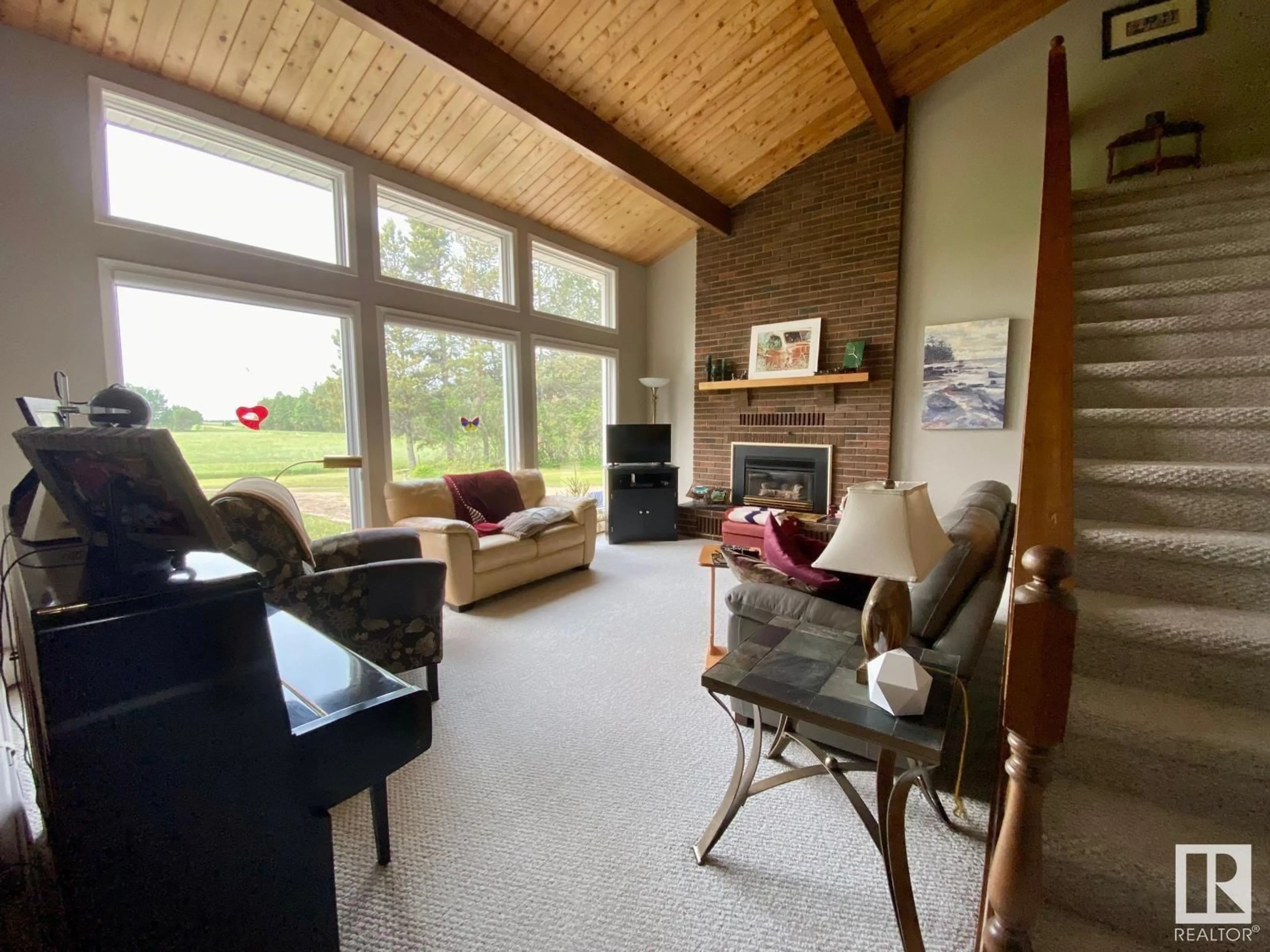 Living room with furniture, unknown for 60105 RANGE ROAD 30, Rural Barrhead County Alberta T0G0G0